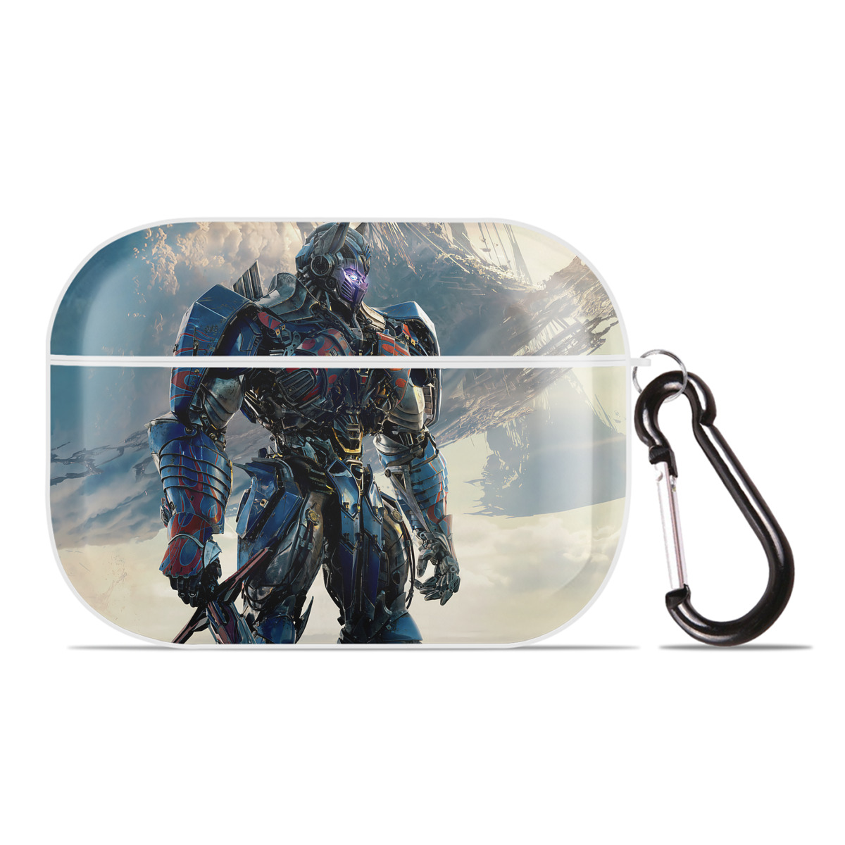（画像用） Transformers トランスフォーマー 【AirPods Pro用】ハードシェル保護ケース 耐衝撃・防指紋・カラビナ付き商品仕様