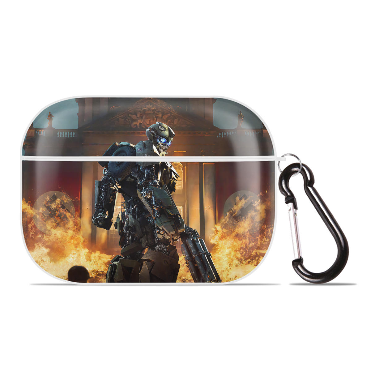 （画像用） Transformers トランスフォーマー 【AirPods Pro用】ハードシェル保護ケース 耐衝撃・防指紋・カラビナ付き商品仕様