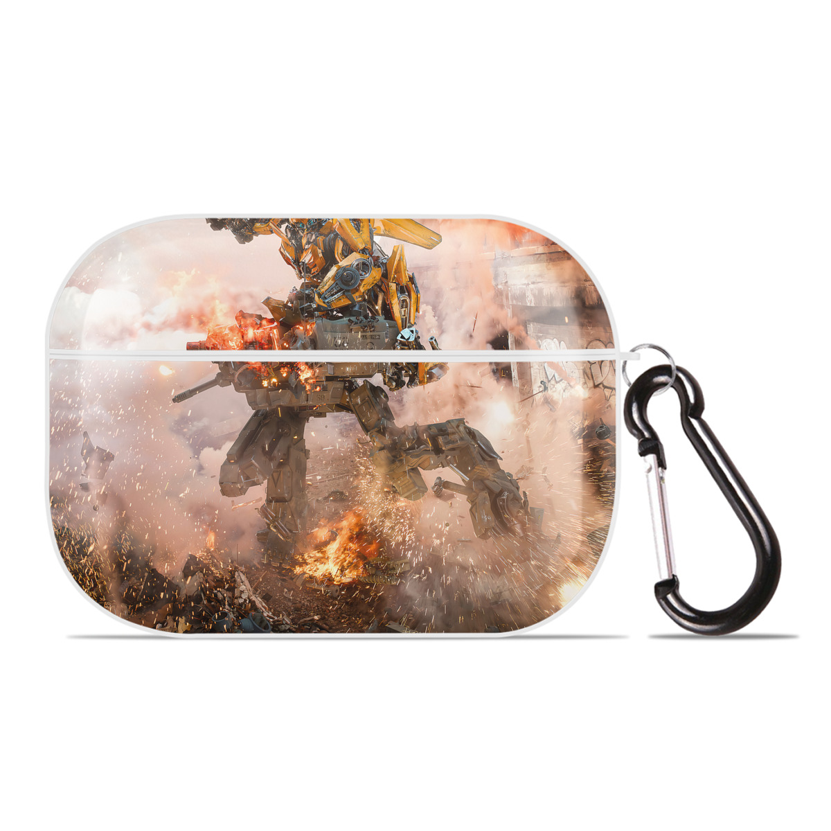 （画像用） Transformers トランスフォーマー 【AirPods Pro用】ハードシェル保護ケース 耐衝撃・防指紋・カラビナ付き商品仕様