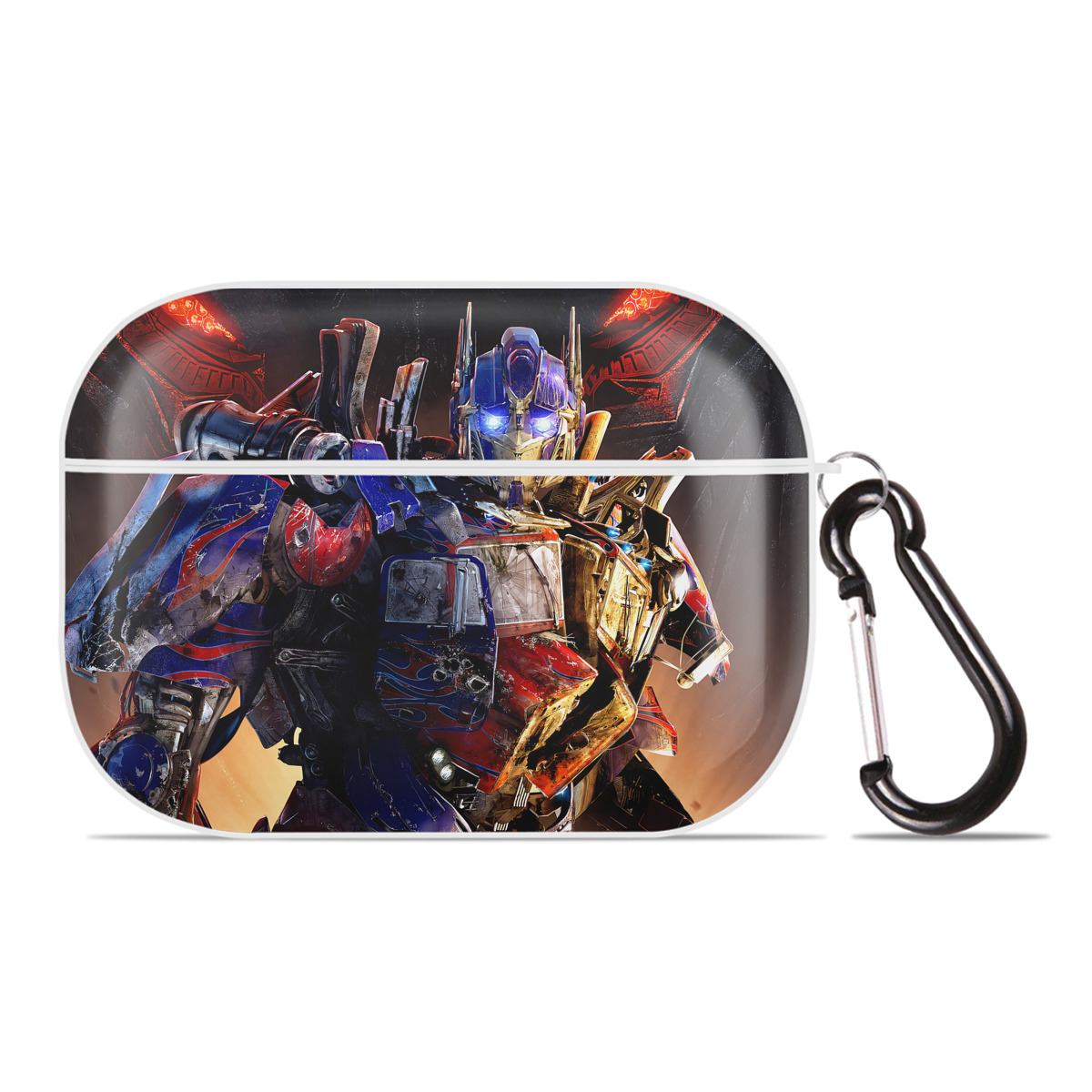 （画像用） Transformers トランスフォーマー 【AirPods Pro用】ハードシェル保護ケース 耐衝撃・防指紋・カラビナ付き商品仕様