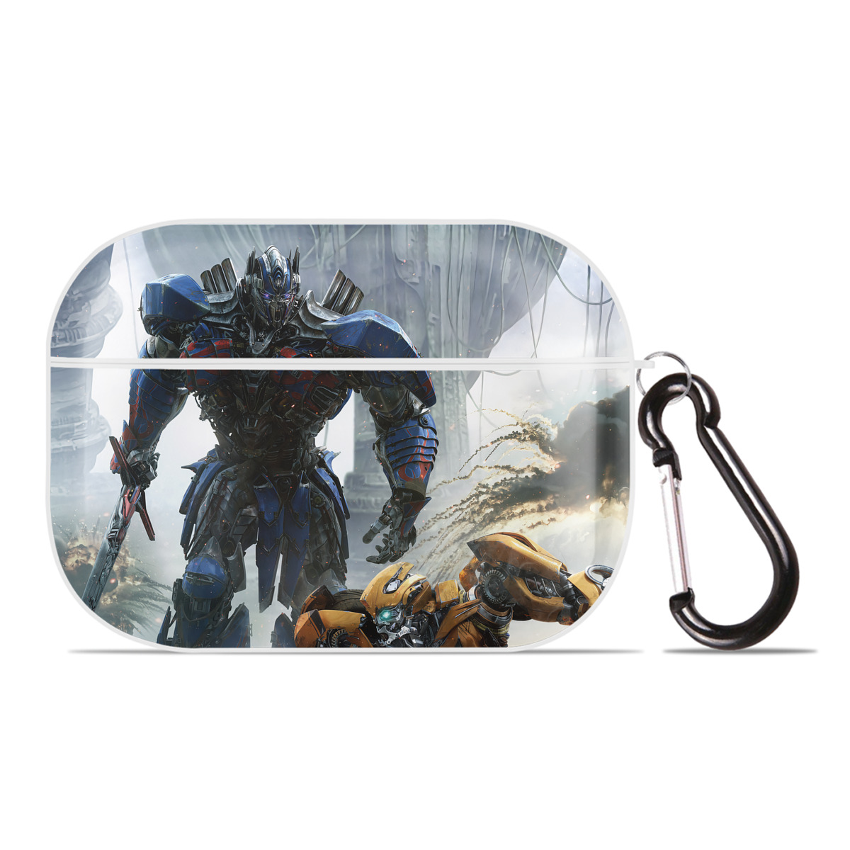（画像用） Transformers トランスフォーマー 【AirPods Pro用】ハードシェル保護ケース 耐衝撃・防指紋・カラビナ付き商品仕様