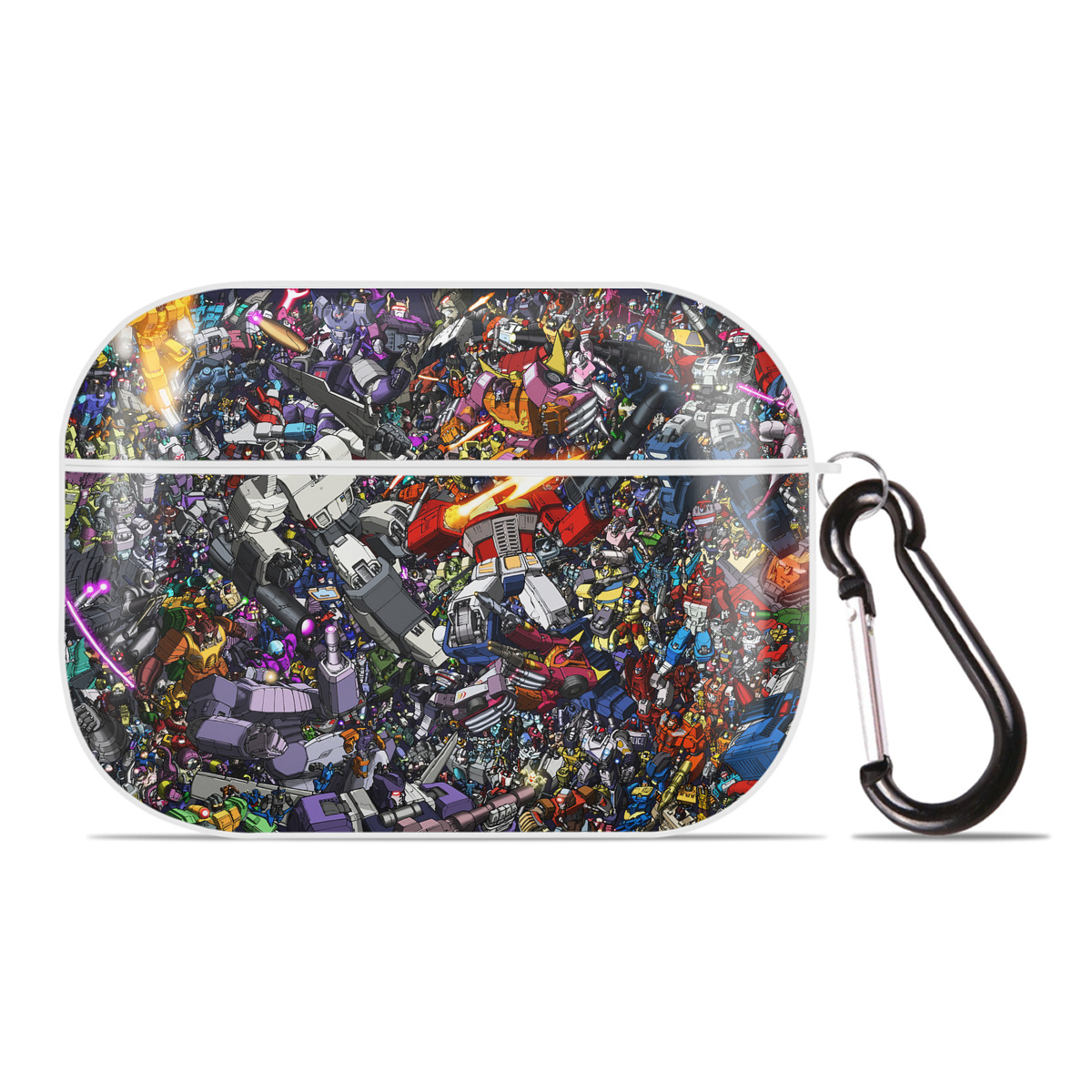 （画像用） Transformers トランスフォーマー 【AirPods Pro用】ハードシェル保護ケース 耐衝撃・防指紋・カラビナ付き商品仕様
