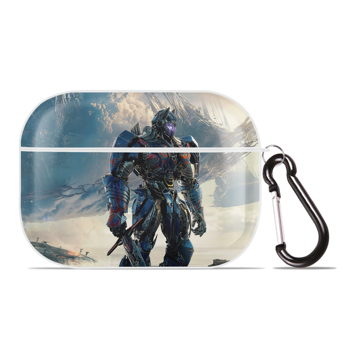 （画像用） Transformers トランスフォーマー 【AirPods Pro用】ハードシェル保護ケース 耐衝撃・防指紋・カラビナ付き商品仕様