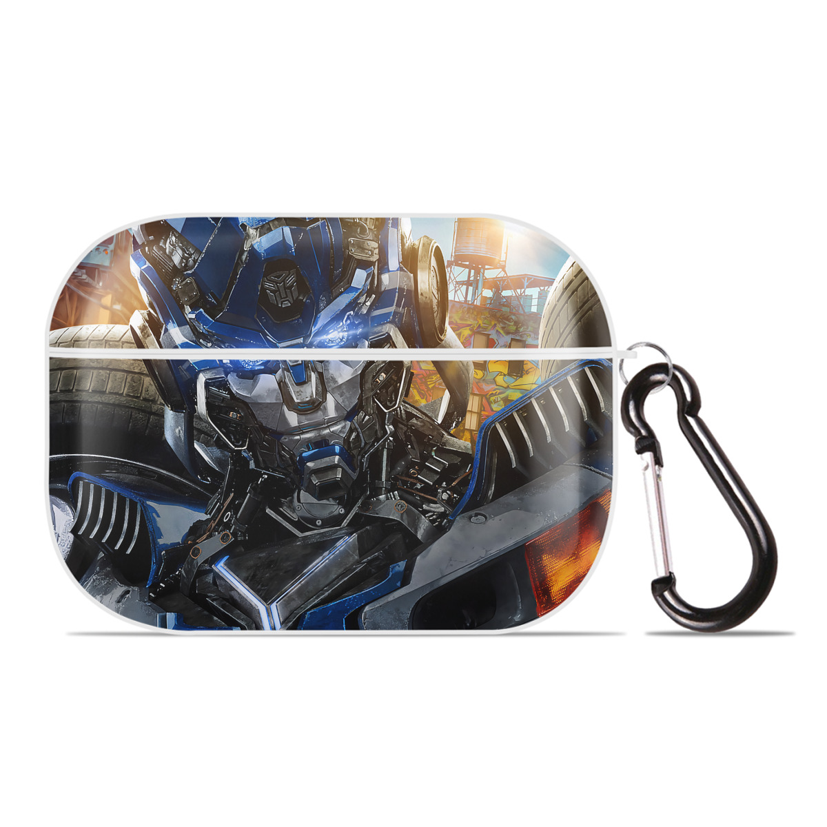 （画像用） Transformers トランスフォーマー 【AirPods Pro用】ハードシェル保護ケース 耐衝撃・防指紋・カラビナ付き商品仕様