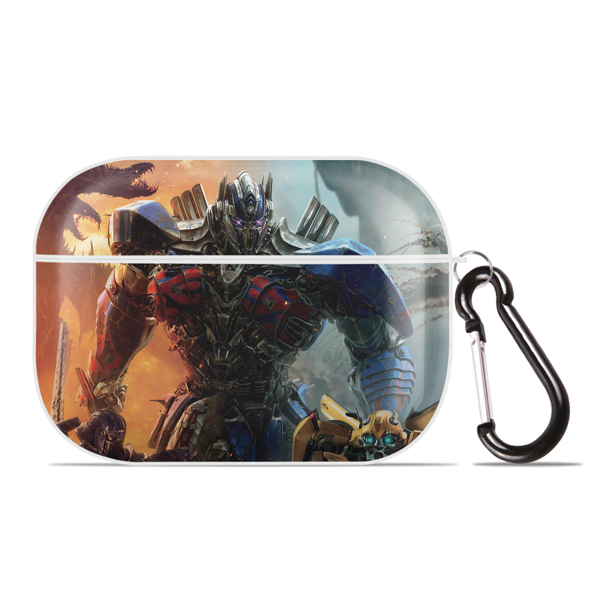 （画像用） Transformers トランスフォーマー 【AirPods Pro用】ハードシェル保護ケース 耐衝撃・防指紋・カラビナ付き商品仕様