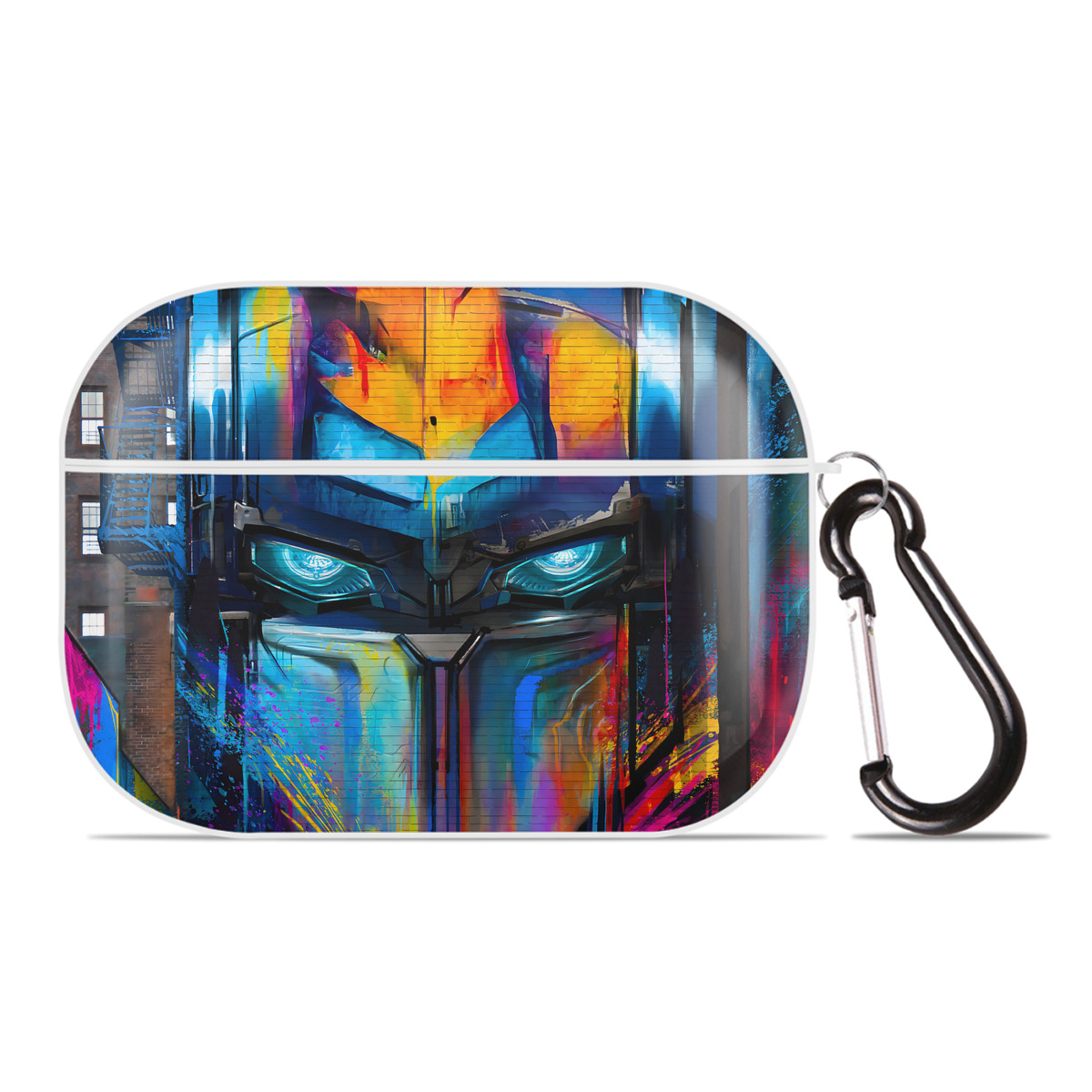 （画像用） Transformers トランスフォーマー 【AirPods Pro用】ハードシェル保護ケース 耐衝撃・防指紋・カラビナ付き商品仕様