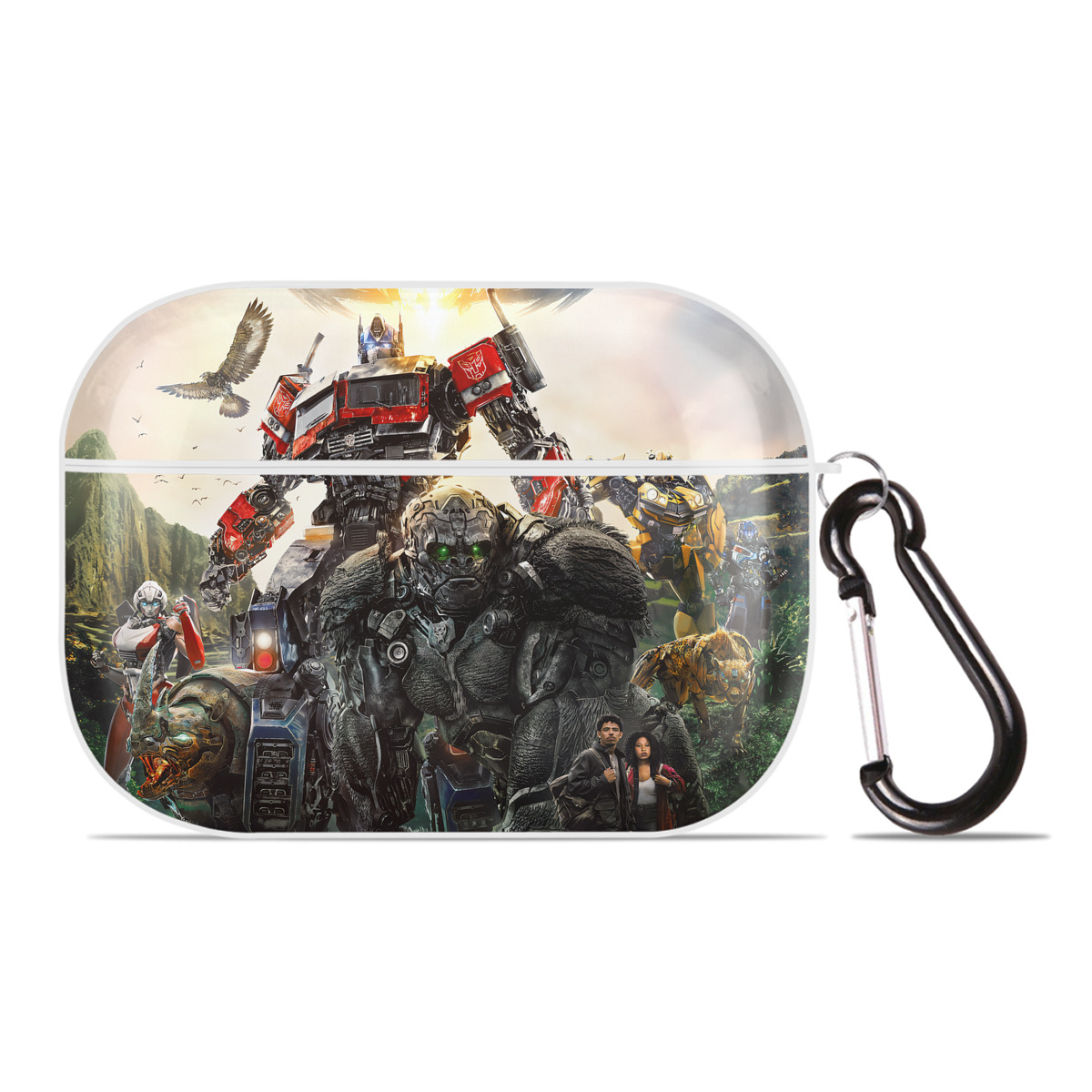 （画像用） Transformers トランスフォーマー 【AirPods Pro用】ハードシェル保護ケース 耐衝撃・防指紋・カラビナ付き商品仕様