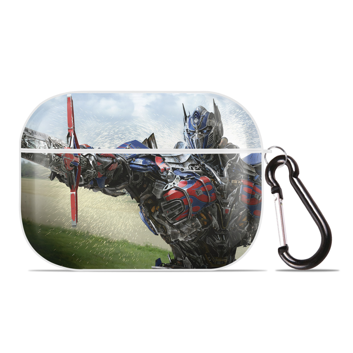 （画像用） Transformers トランスフォーマー 【AirPods Pro用】ハードシェル保護ケース 耐衝撃・防指紋・カラビナ付き商品仕様