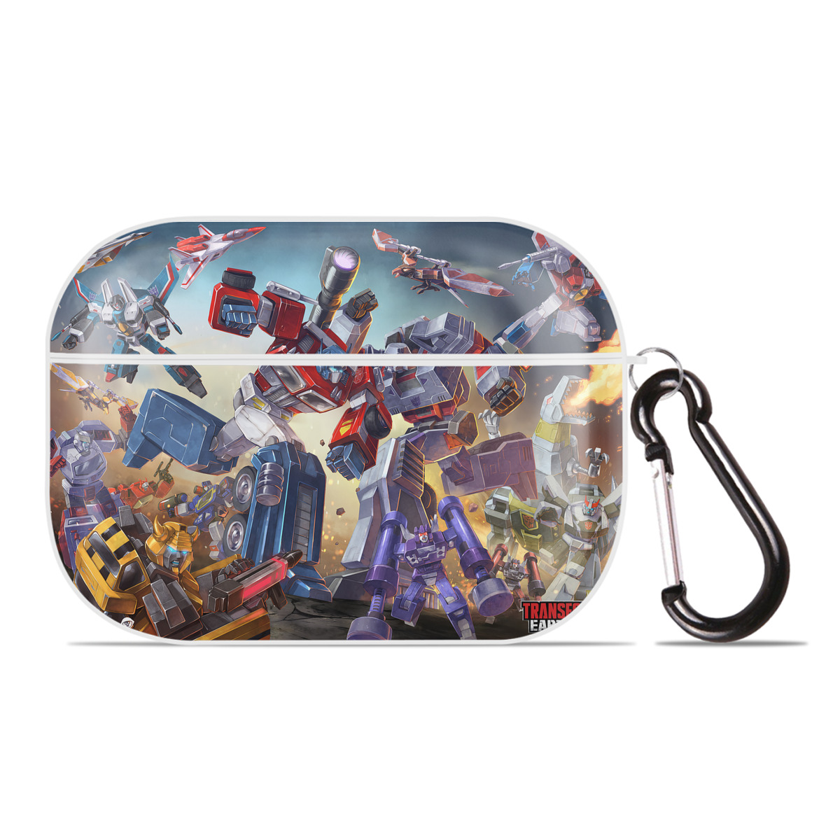 （画像用） Transformers トランスフォーマー 【AirPods Pro用】ハードシェル保護ケース 耐衝撃・防指紋・カラビナ付き商品仕様