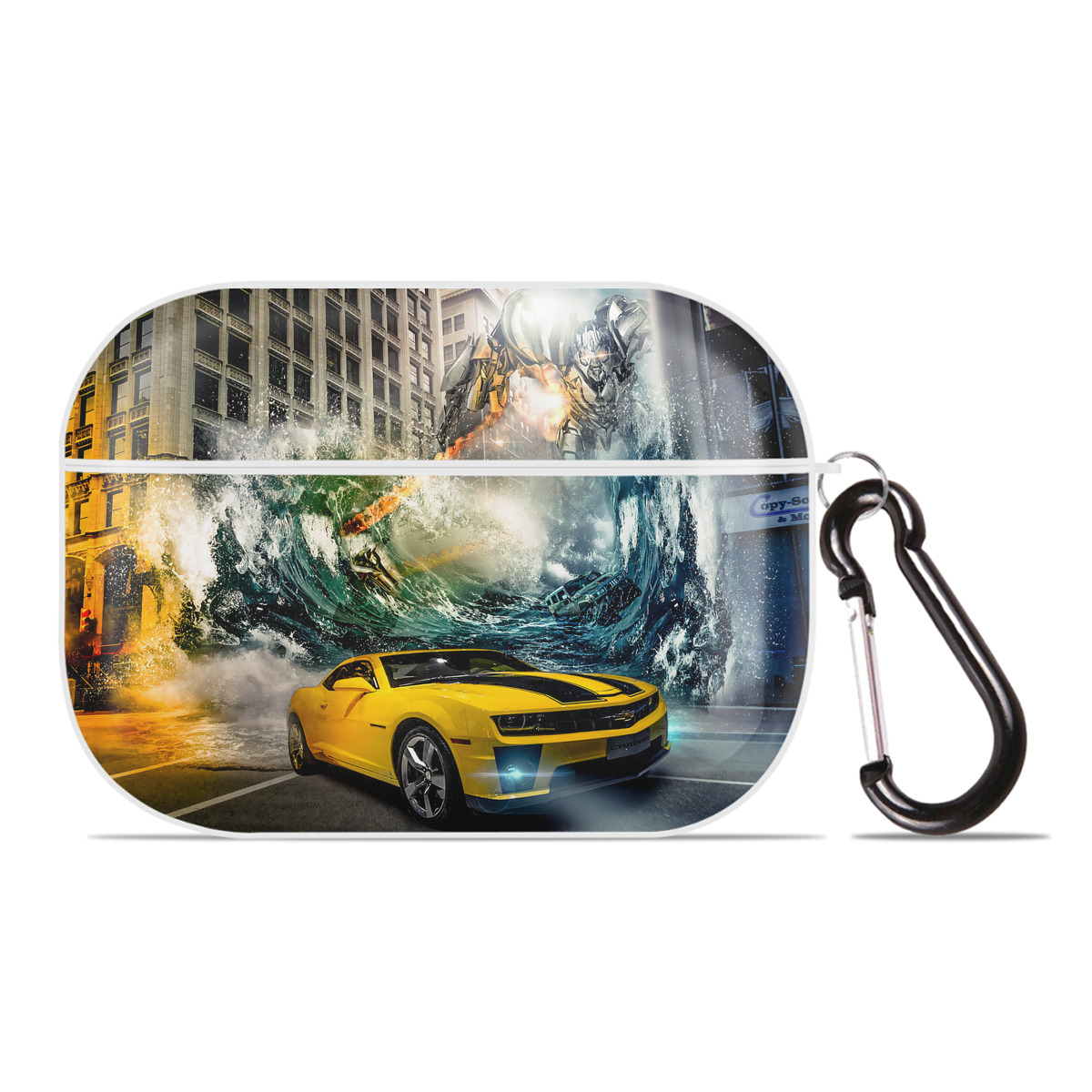 （画像用） Transformers トランスフォーマー 【AirPods Pro用】ハードシェル保護ケース 耐衝撃・防指紋・カラビナ付き商品仕様