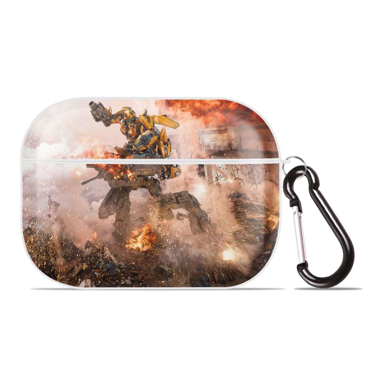 （画像用） Transformers トランスフォーマー 【AirPods Pro用】ハードシェル保護ケース 耐衝撃・防指紋・カラビナ付き商品仕様