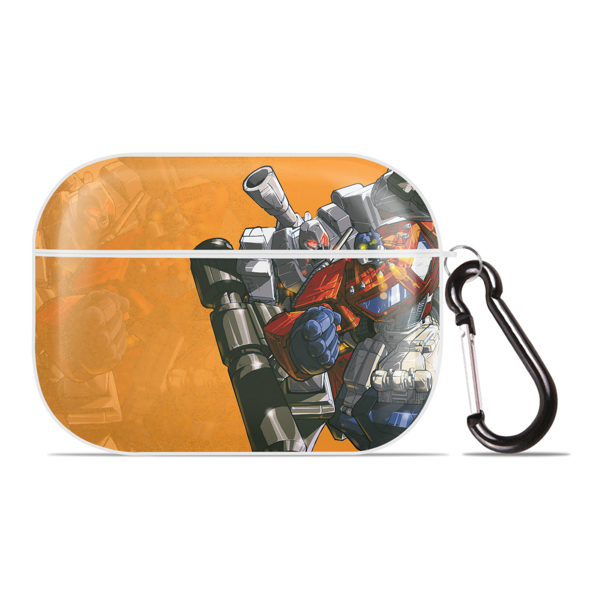 （画像用） Transformers トランスフォーマー 【AirPods Pro用】ハードシェル保護ケース 耐衝撃・防指紋・カラビナ付き商品仕様