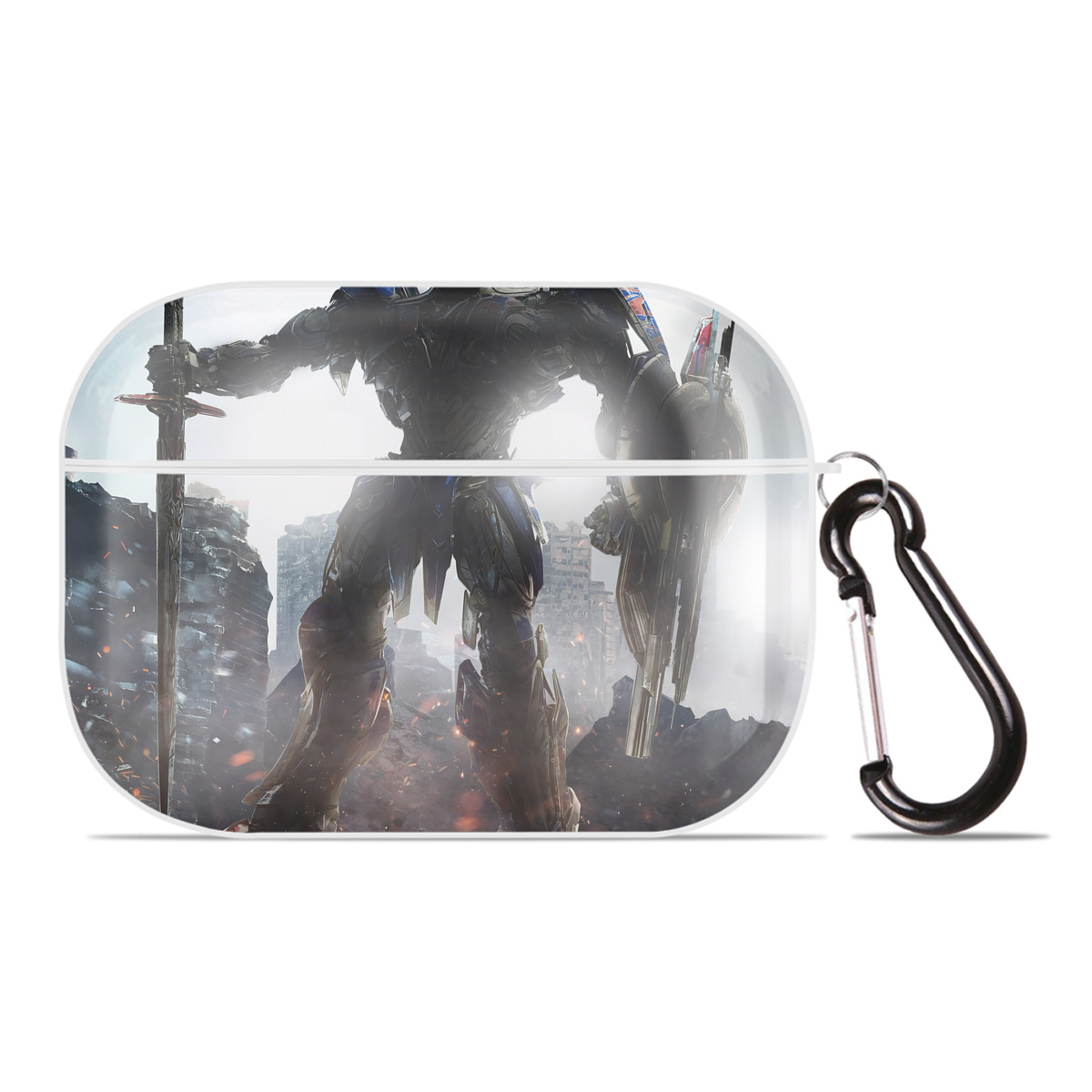 （画像用） Transformers トランスフォーマー 【AirPods Pro用】ハードシェル保護ケース 耐衝撃・防指紋・カラビナ付き商品仕様