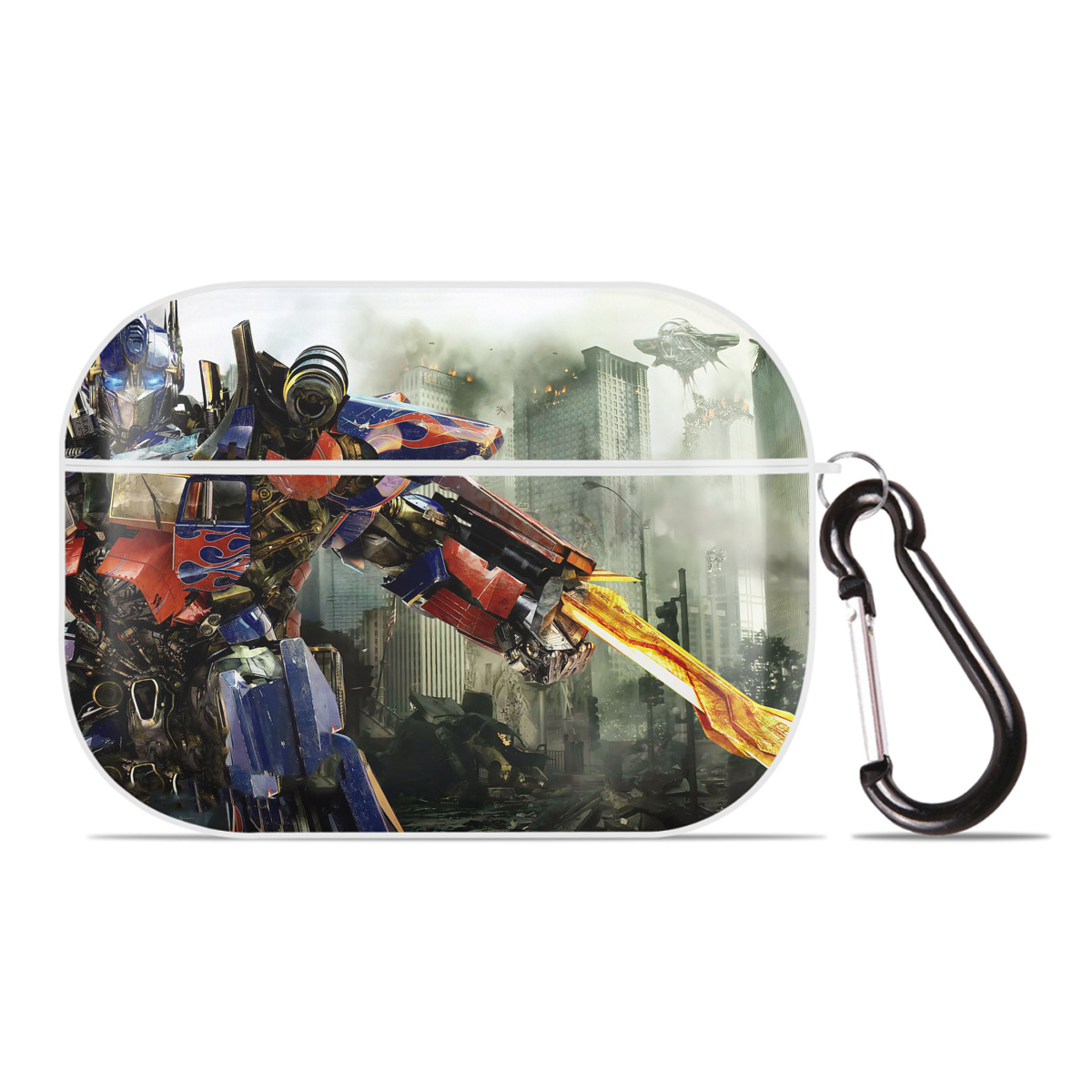 （画像用） Transformers トランスフォーマー 【AirPods Pro用】ハードシェル保護ケース 耐衝撃・防指紋・カラビナ付き商品仕様