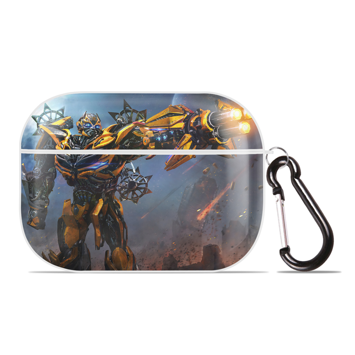 （画像用） Transformers トランスフォーマー 【AirPods Pro用】ハードシェル保護ケース 耐衝撃・防指紋・カラビナ付き商品仕様