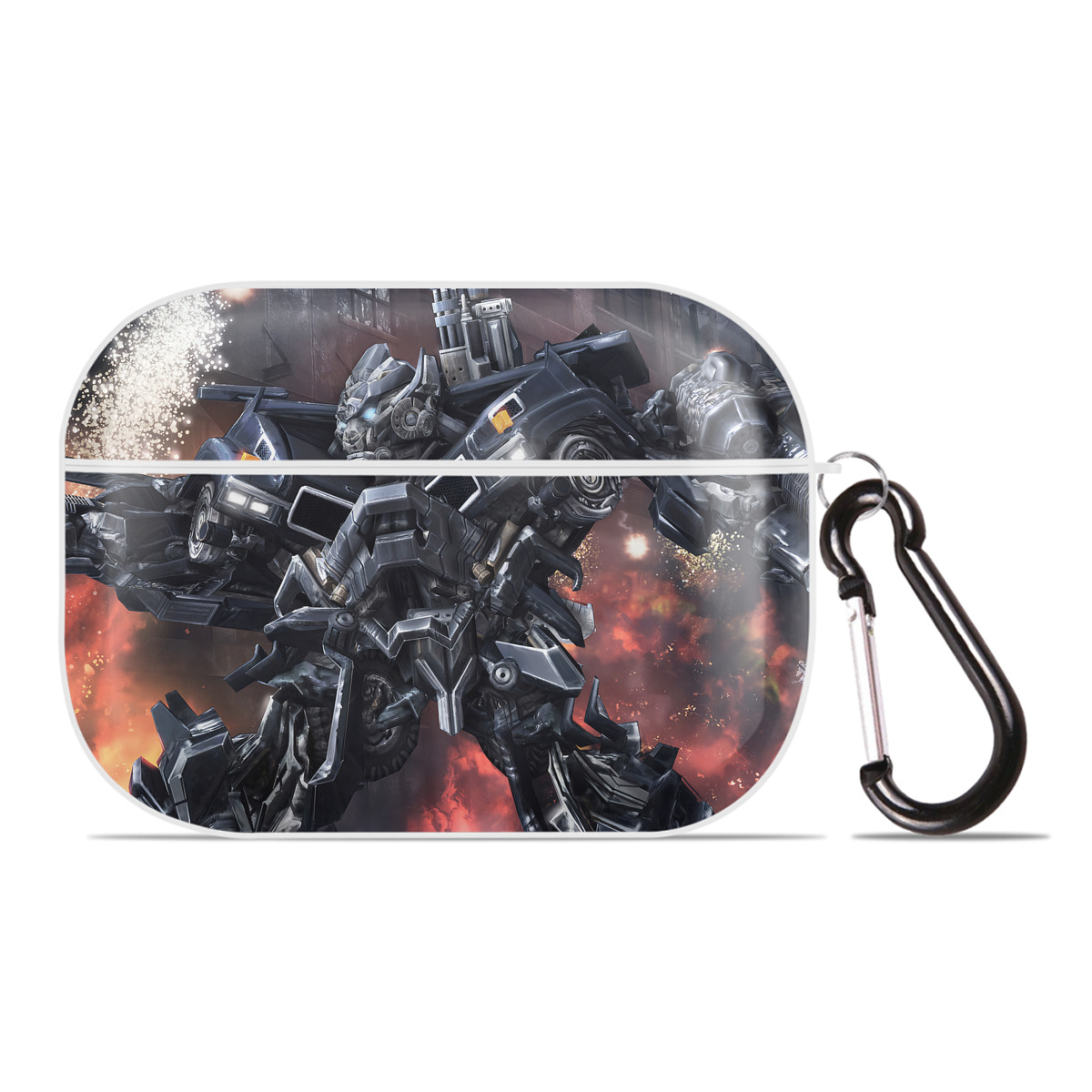 （画像用） Transformers トランスフォーマー 【AirPods Pro用】ハードシェル保護ケース 耐衝撃・防指紋・カラビナ付き商品仕様