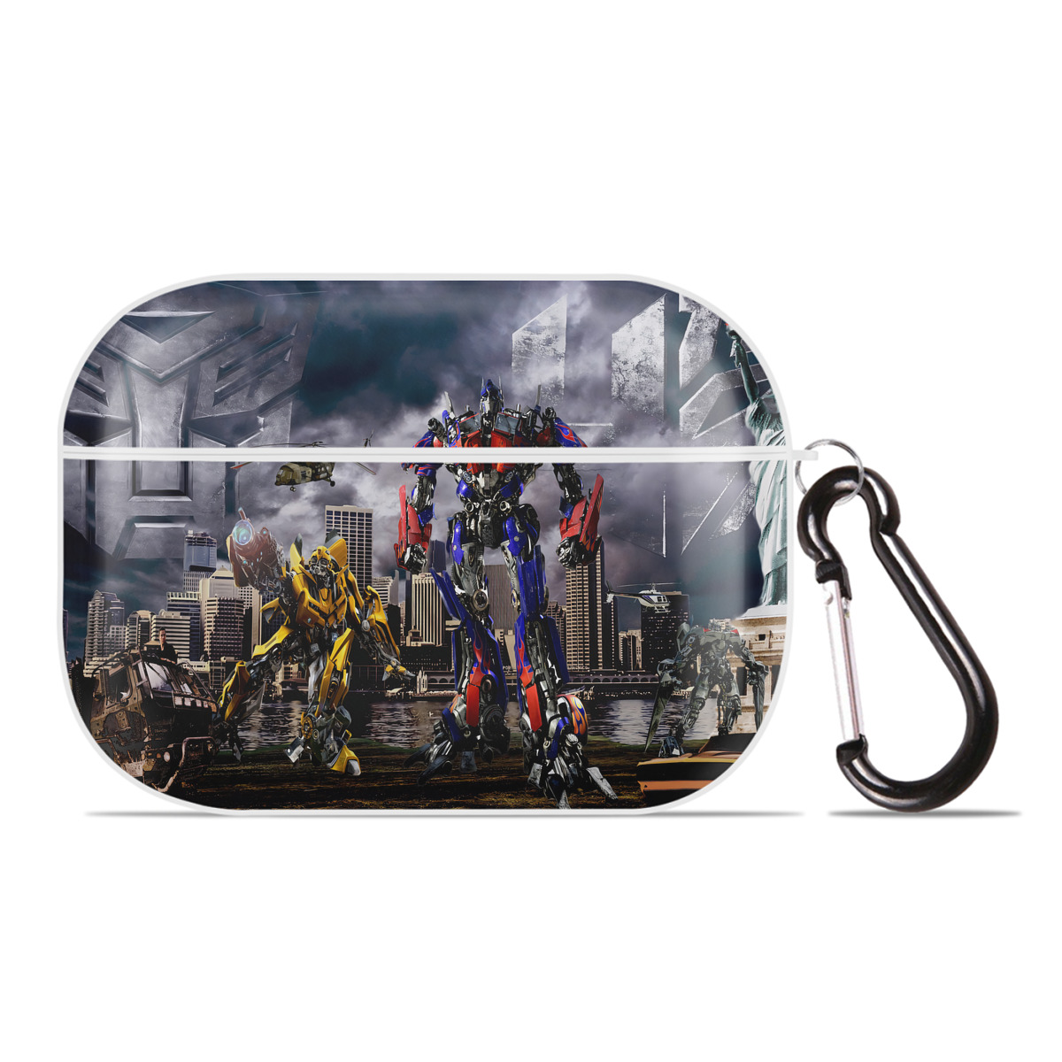 （画像用） Transformers トランスフォーマー 【AirPods Pro用】ハードシェル保護ケース 耐衝撃・防指紋・カラビナ付き商品仕様