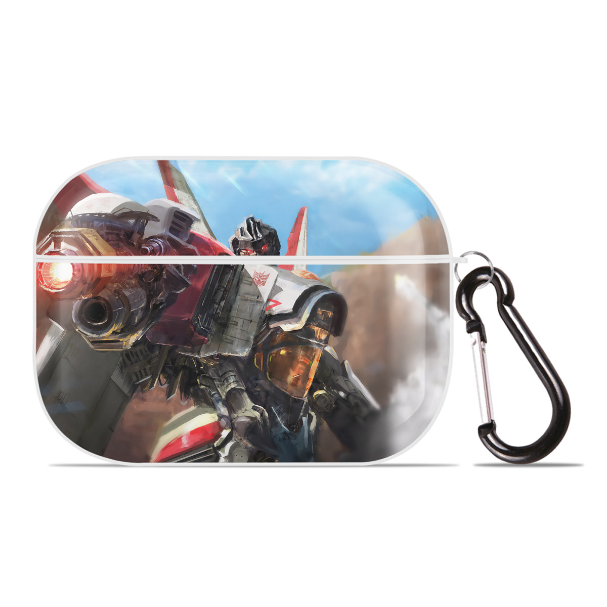 （画像用） Transformers トランスフォーマー 【AirPods Pro用】ハードシェル保護ケース 耐衝撃・防指紋・カラビナ付き商品仕様