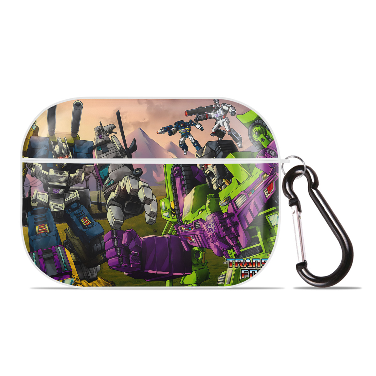 （画像用） Transformers トランスフォーマー 【AirPods Pro用】ハードシェル保護ケース 耐衝撃・防指紋・カラビナ付き商品仕様