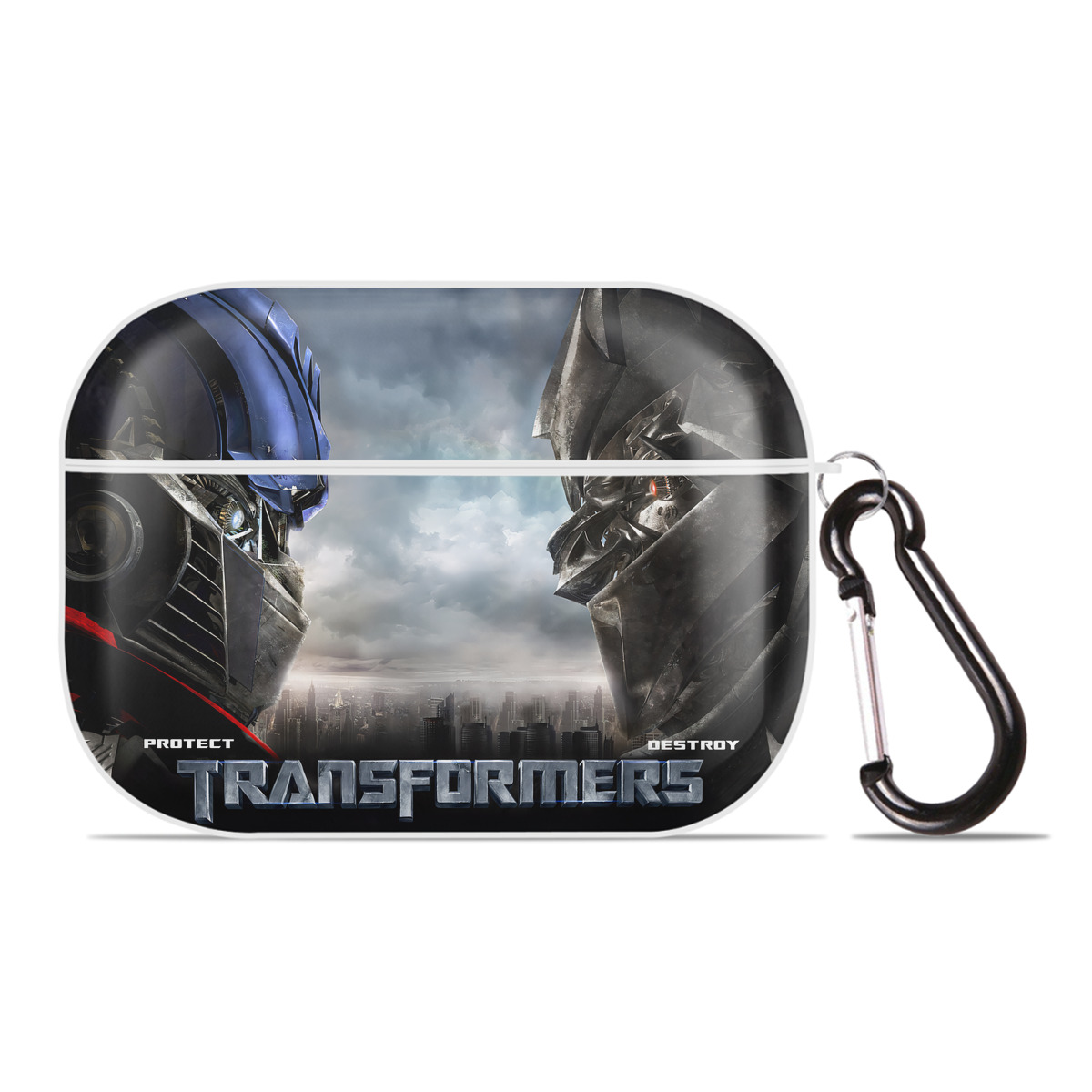（画像用） Transformers トランスフォーマー 【AirPods Pro用】ハードシェル保護ケース 耐衝撃・防指紋・カラビナ付き商品仕様