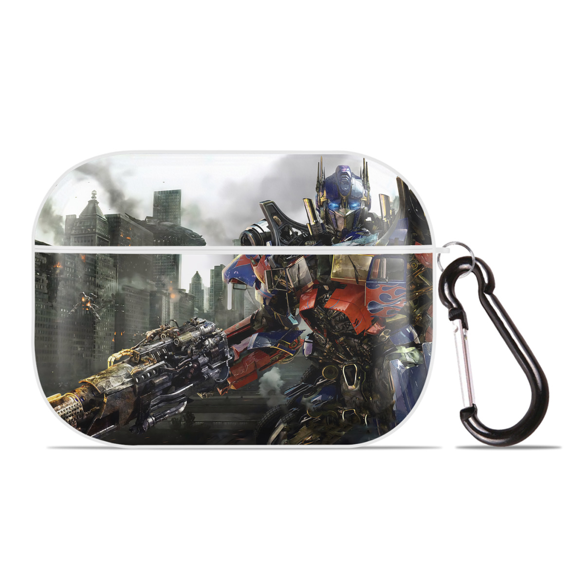 （画像用） Transformers トランスフォーマー 【AirPods Pro用】ハードシェル保護ケース 耐衝撃・防指紋・カラビナ付き商品仕様