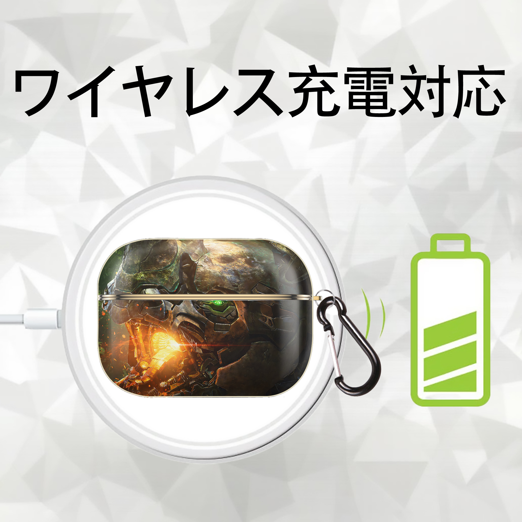 Transformers トランスフォーマー 【AirPods Pro用】ハードシェル保護ケース｜耐衝撃・防指紋・カラビナ付き商品仕様
