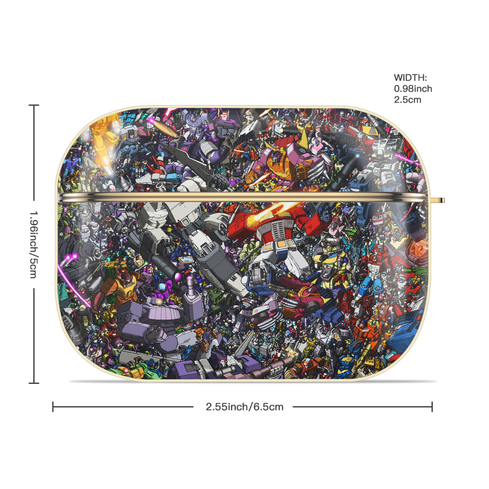 Transformers トランスフォーマー 【AirPods Pro用】ハードシェル保護ケース｜耐衝撃・防指紋・カラビナ付き商品仕様