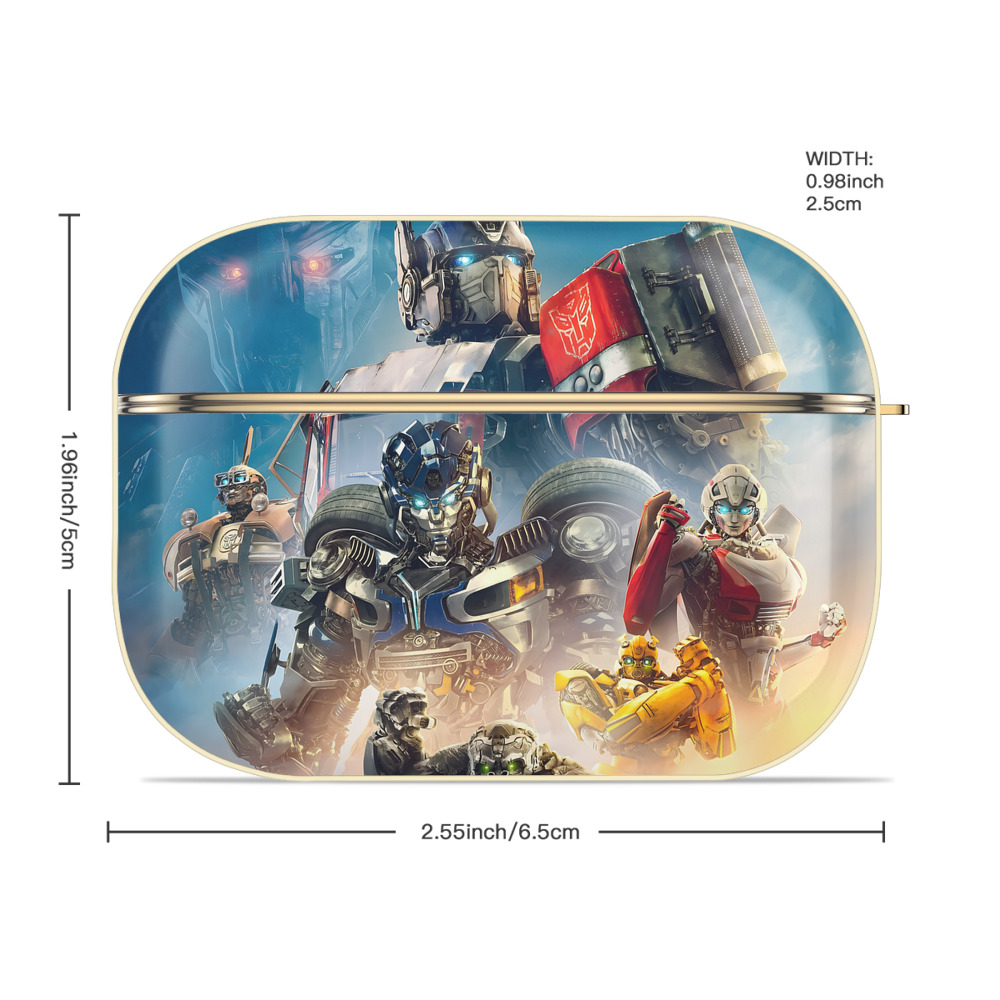 Transformers トランスフォーマー 【AirPods Pro用】ハードシェル保護ケース｜耐衝撃・防指紋・カラビナ付き商品仕様