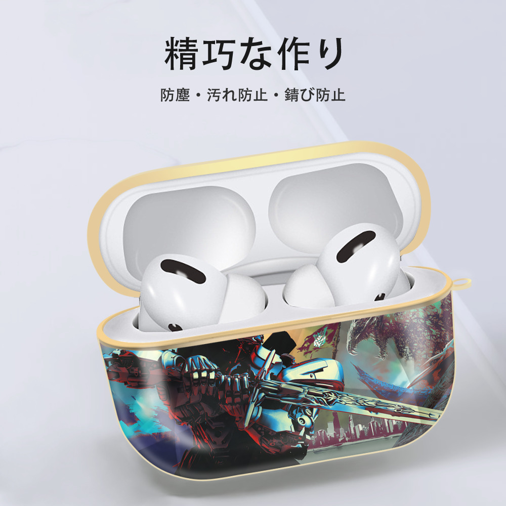 Transformers トランスフォーマー 【AirPods Pro用】ハードシェル保護ケース｜耐衝撃・防指紋・カラビナ付き商品仕様