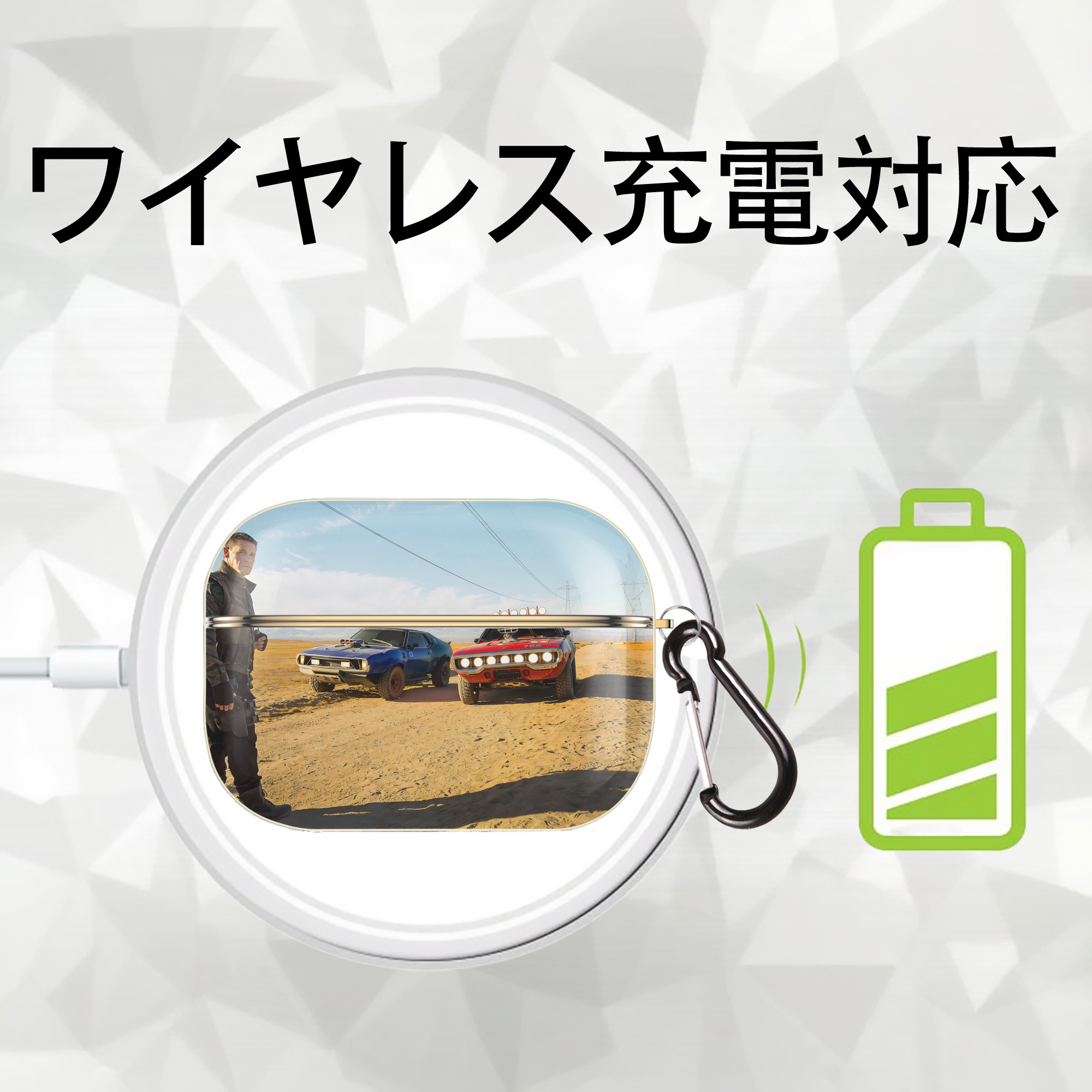 Transformers トランスフォーマー 【AirPods Pro用】ハードシェル保護ケース｜耐衝撃・防指紋・カラビナ付き商品仕様