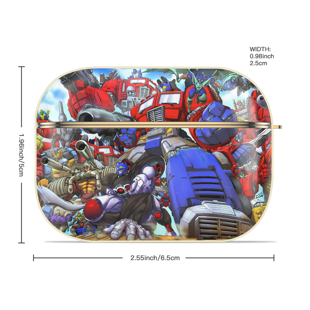 Transformers トランスフォーマー 【AirPods Pro用】ハードシェル保護ケース｜耐衝撃・防指紋・カラビナ付き商品仕様