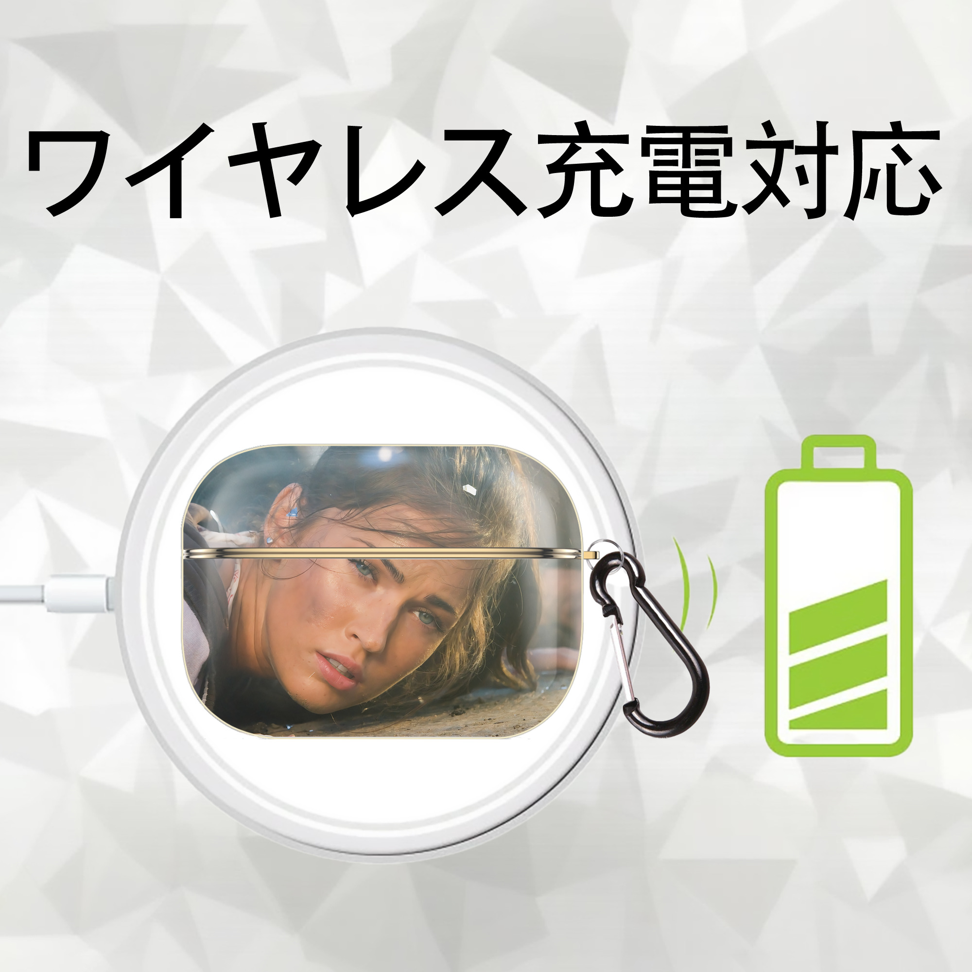 Transformers トランスフォーマー 【AirPods Pro用】ハードシェル保護ケース｜耐衝撃・防指紋・カラビナ付き商品仕様