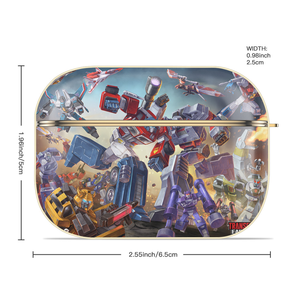 Transformers トランスフォーマー 【AirPods Pro用】ハードシェル保護ケース｜耐衝撃・防指紋・カラビナ付き商品仕様