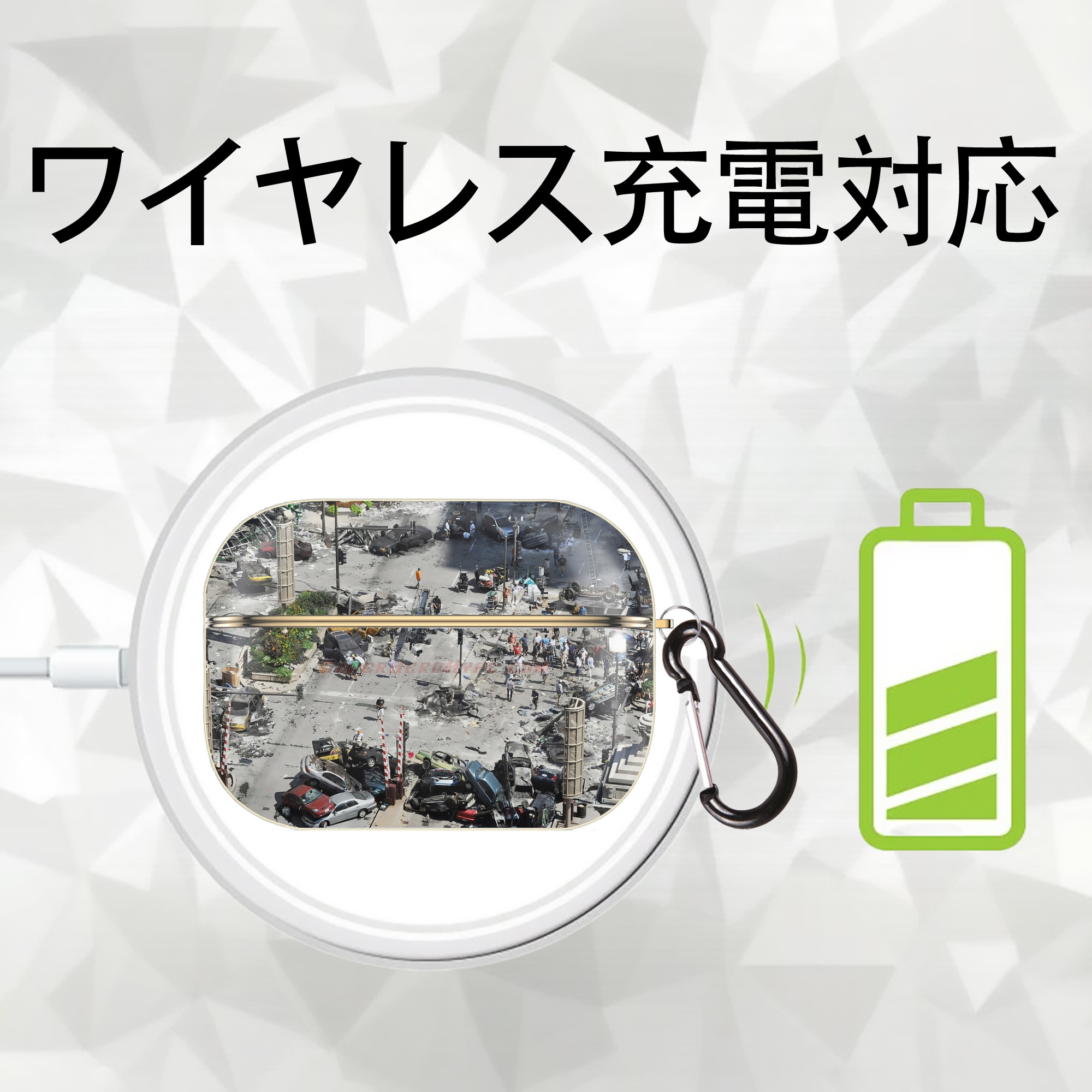 Transformers トランスフォーマー 【AirPods Pro用】ハードシェル保護ケース｜耐衝撃・防指紋・カラビナ付き商品仕様