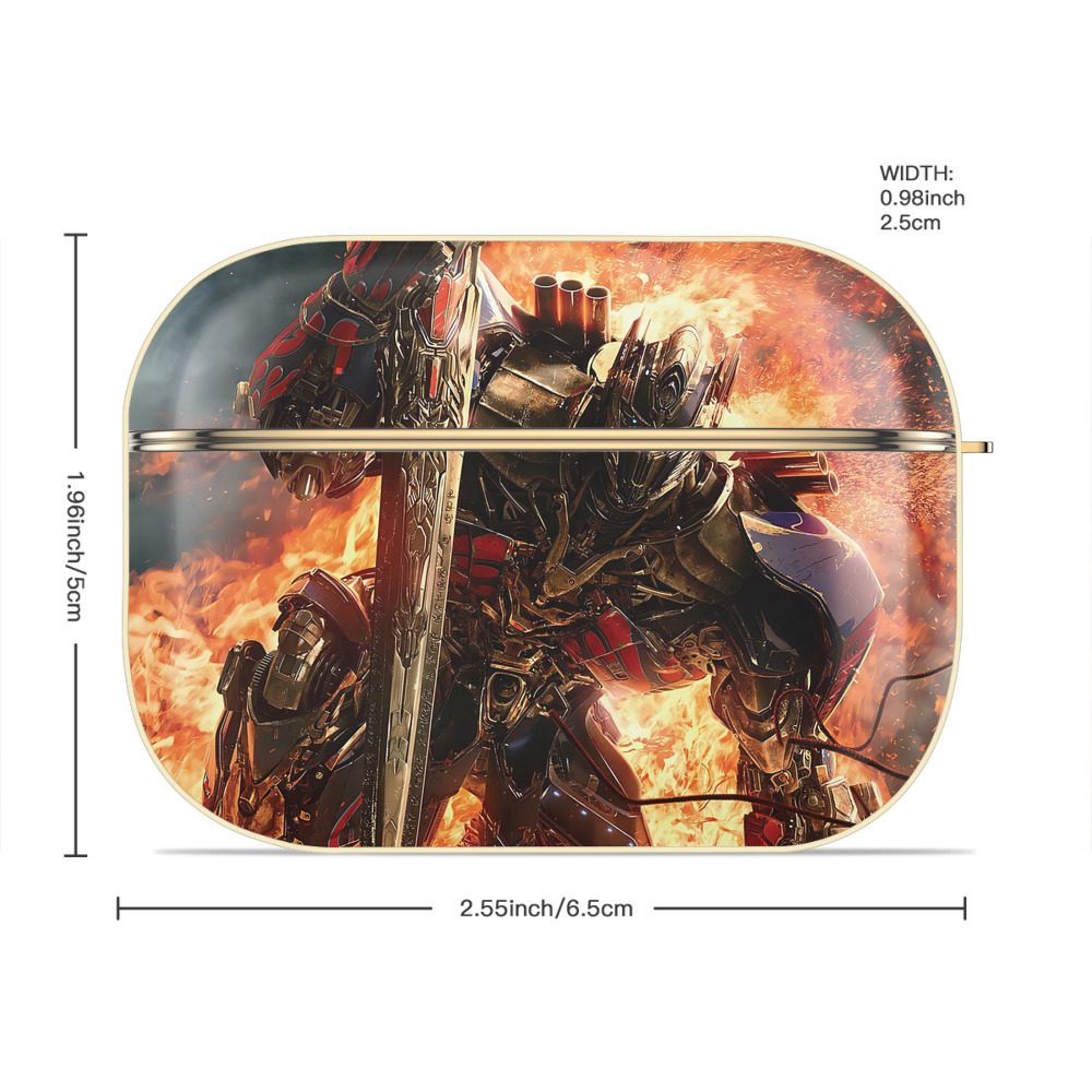 Transformers トランスフォーマー 【AirPods Pro用】ハードシェル保護ケース｜耐衝撃・防指紋・カラビナ付き商品仕様