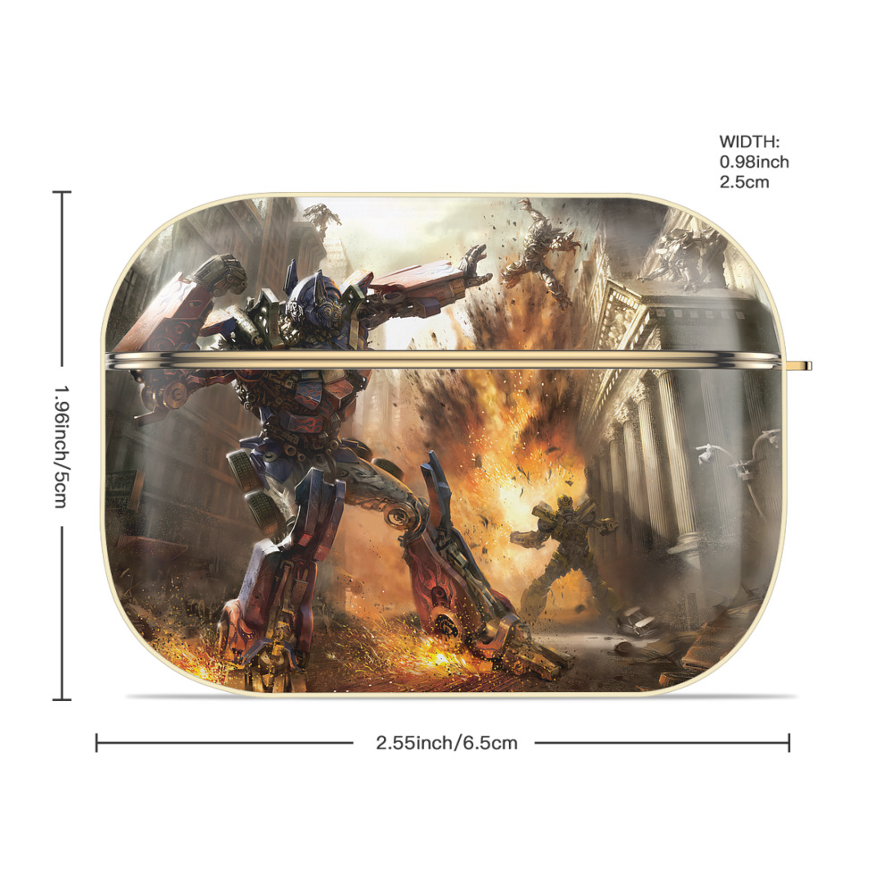 Transformers トランスフォーマー 【AirPods Pro用】ハードシェル保護ケース｜耐衝撃・防指紋・カラビナ付き商品仕様