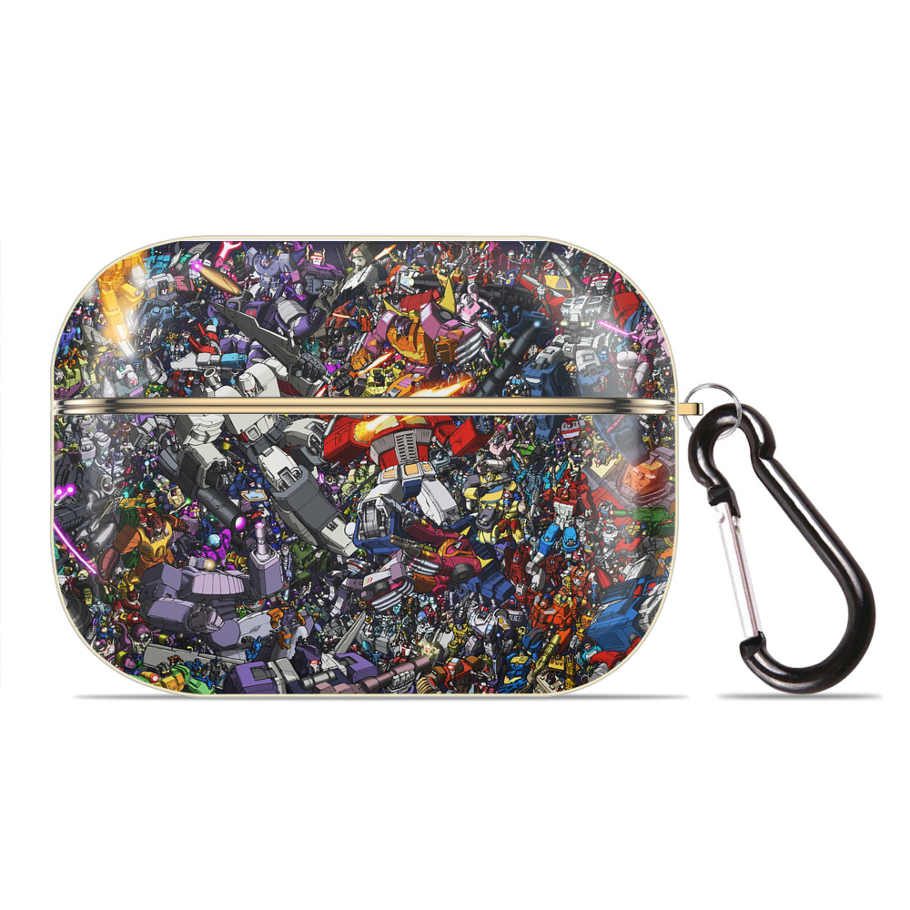 （画像用） Transformers トランスフォーマー 【AirPods Pro用】ハードシェル保護ケース｜耐衝撃・防指紋・カラビナ付き商品仕様