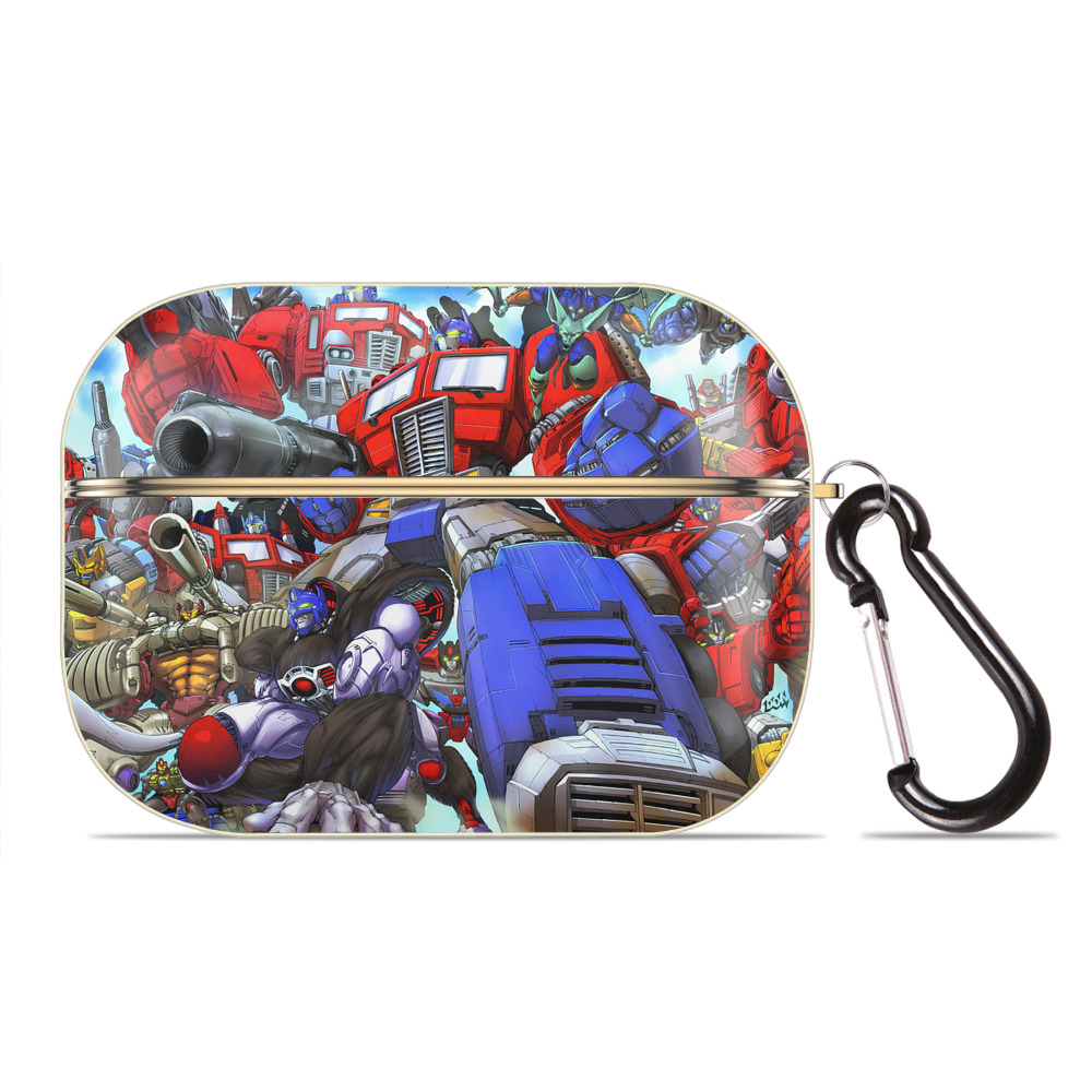 （画像用） Transformers トランスフォーマー 【AirPods Pro用】ハードシェル保護ケース｜耐衝撃・防指紋・カラビナ付き商品仕様