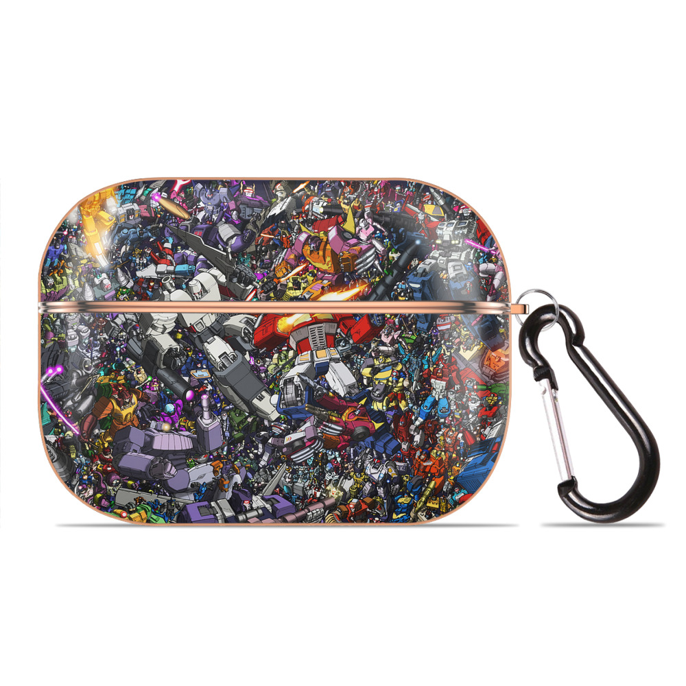 （画像用） Transformers トランスフォーマー 【AirPods Pro用】ハードシェル保護ケース｜耐衝撃・防指紋・カラビナ付き商品仕様