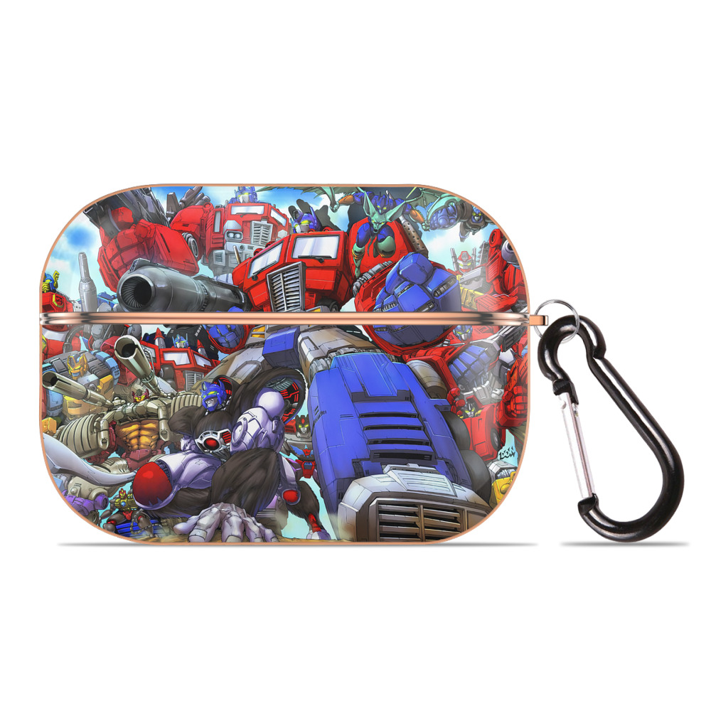 （画像用） Transformers トランスフォーマー 【AirPods Pro用】ハードシェル保護ケース｜耐衝撃・防指紋・カラビナ付き商品仕様