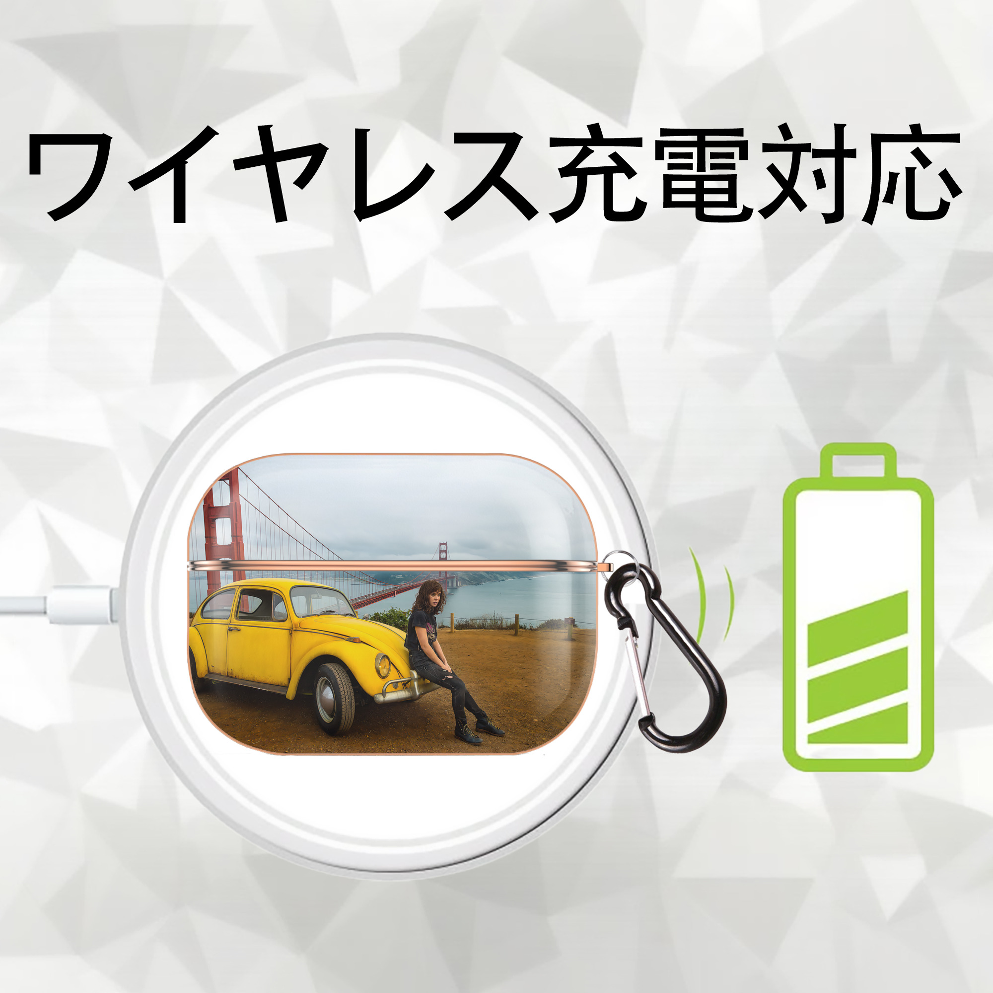 Transformers トランスフォーマー 【AirPods Pro用】ハードシェル保護ケース｜耐衝撃・防指紋・カラビナ付き商品仕様