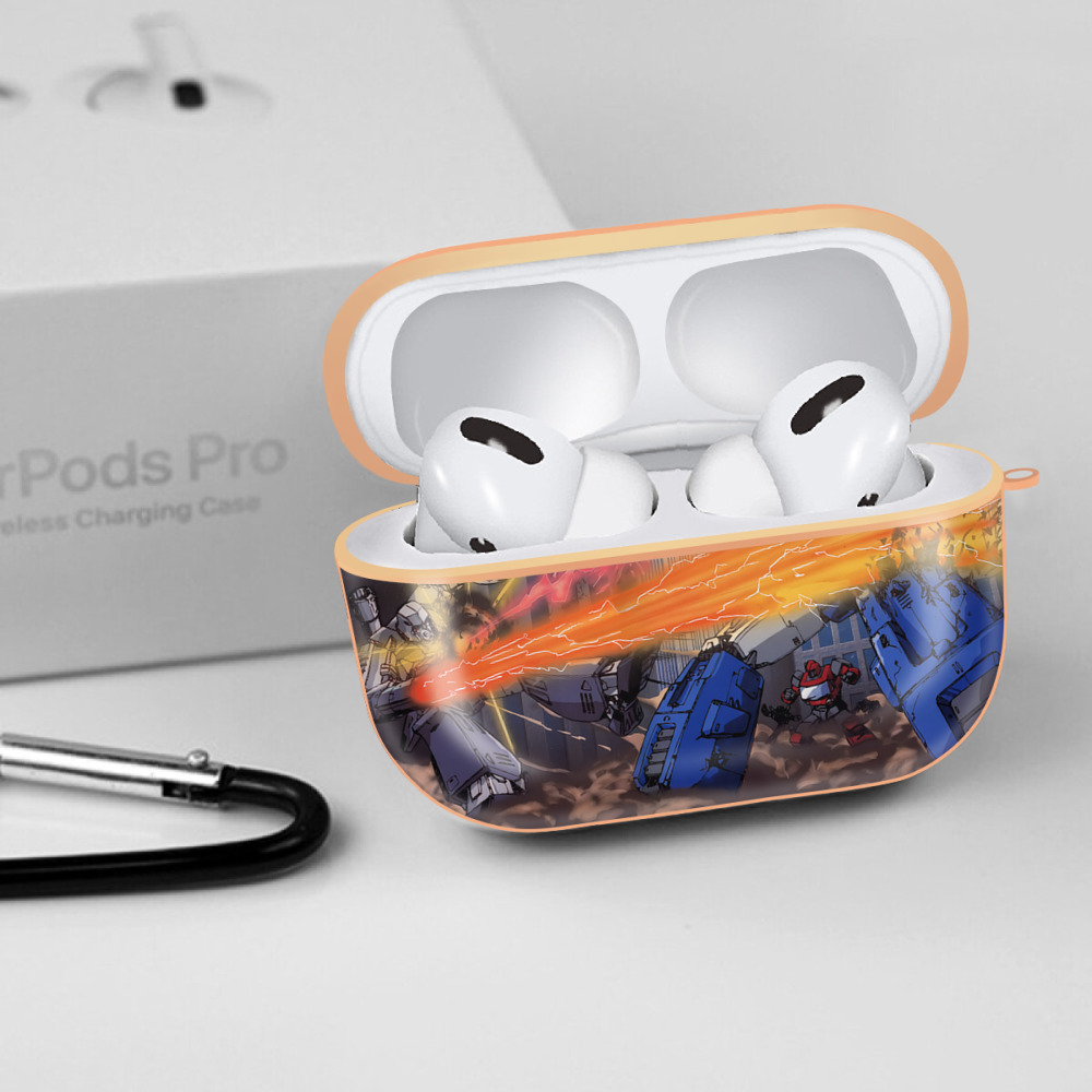 Transformers トランスフォーマー 【AirPods Pro用】ハードシェル保護ケース｜耐衝撃・防指紋・カラビナ付き商品仕様