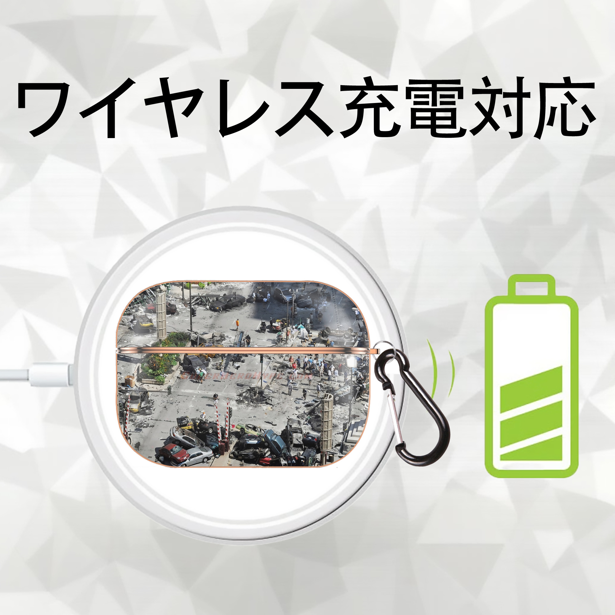 Transformers トランスフォーマー 【AirPods Pro用】ハードシェル保護ケース｜耐衝撃・防指紋・カラビナ付き商品仕様