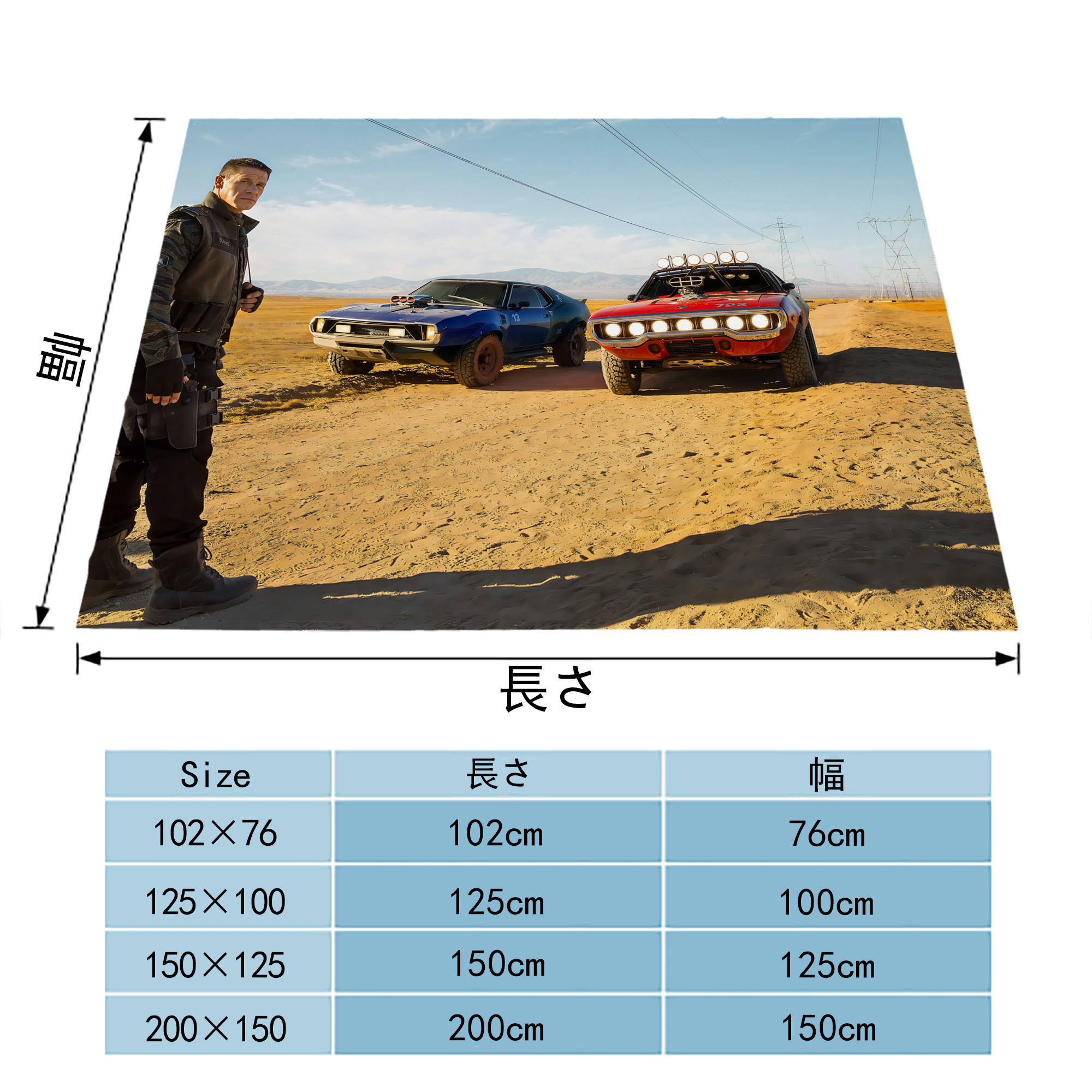 Transformers トランスフォーマー フランネルブランケット・多サイズ対応（横型）