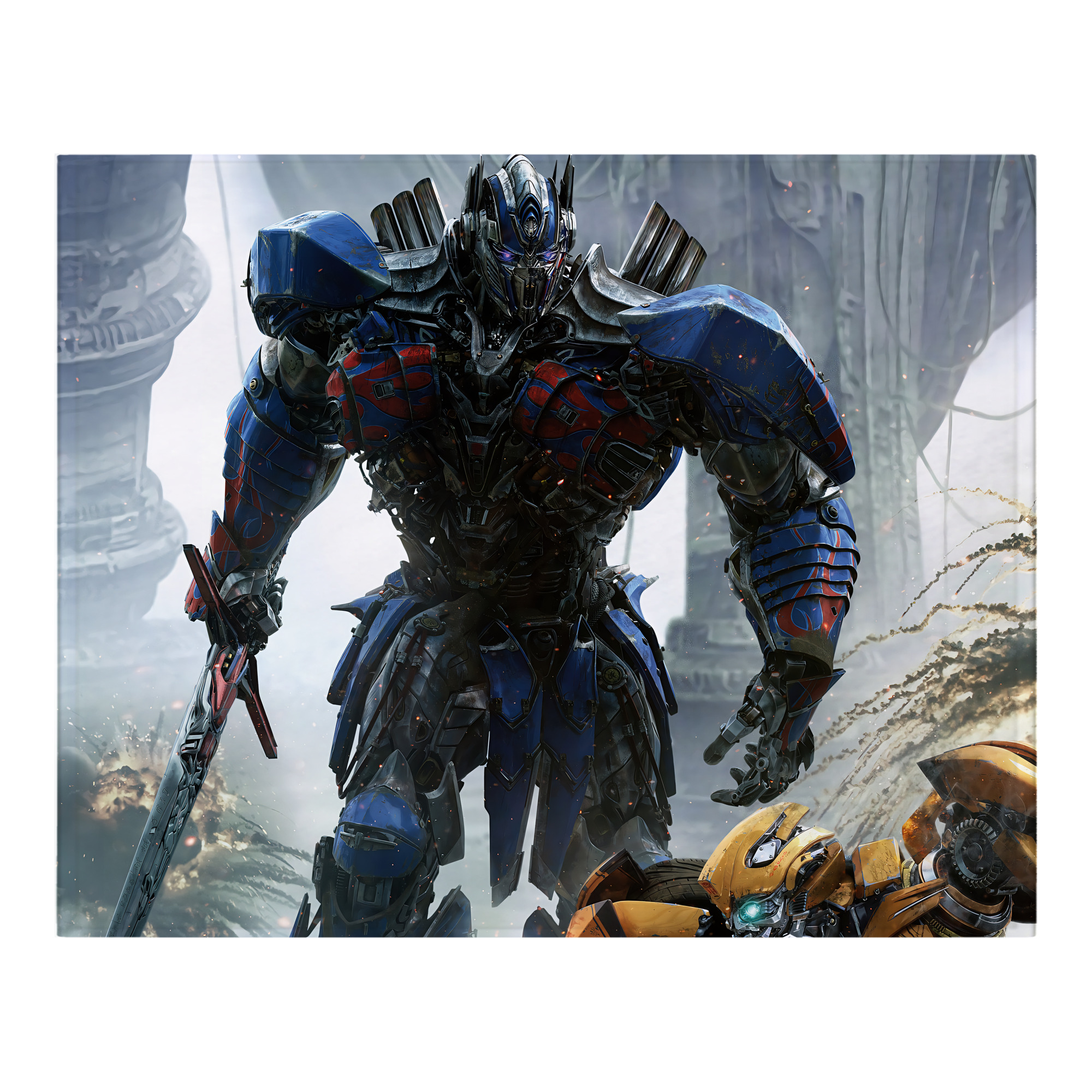 （画像用） Transformers トランスフォーマー フランネルブランケット・多サイズ対応（横型）