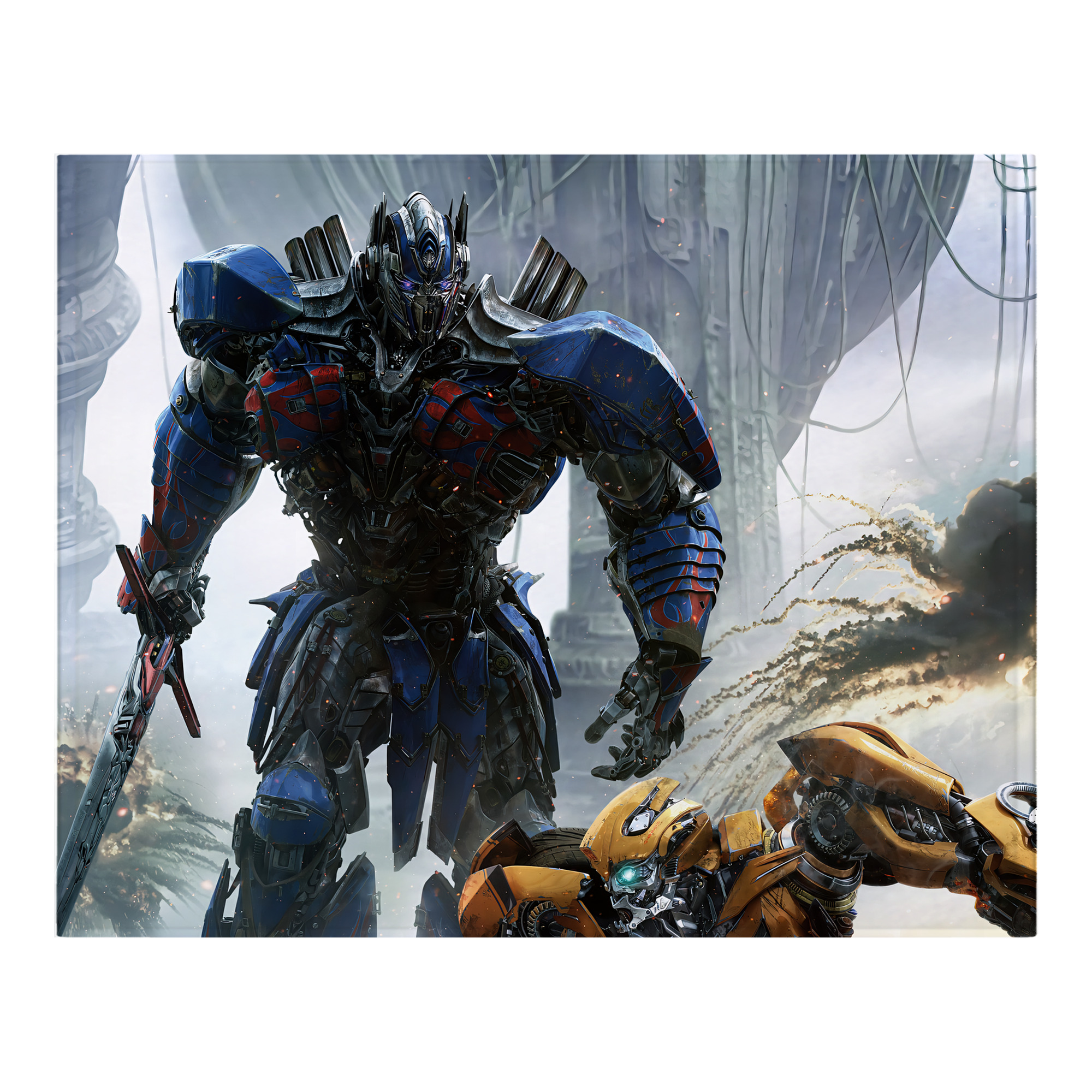 （画像用） Transformers トランスフォーマー フランネルブランケット・多サイズ対応（横型）