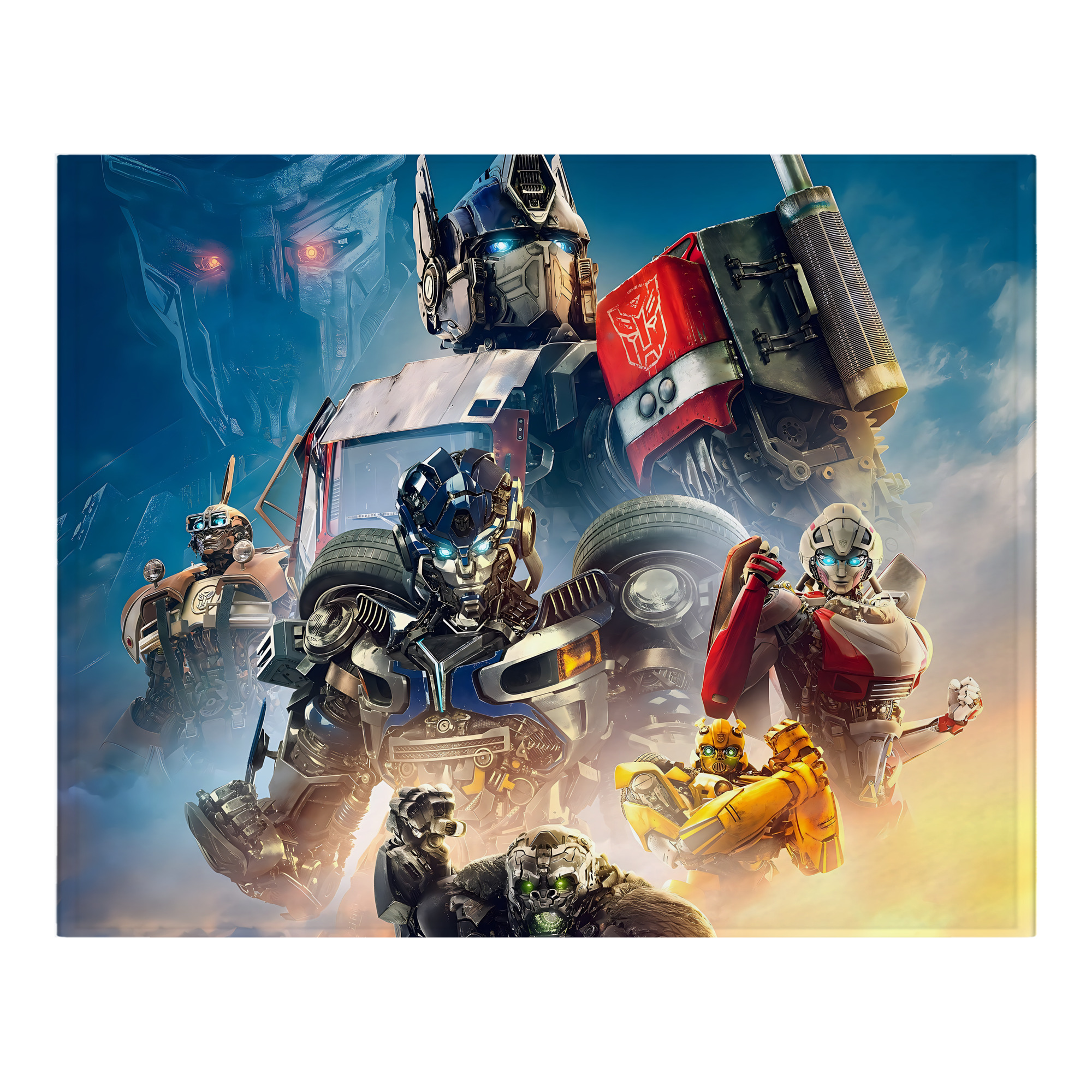 （画像用） Transformers トランスフォーマー フランネルブランケット・多サイズ対応（横型）