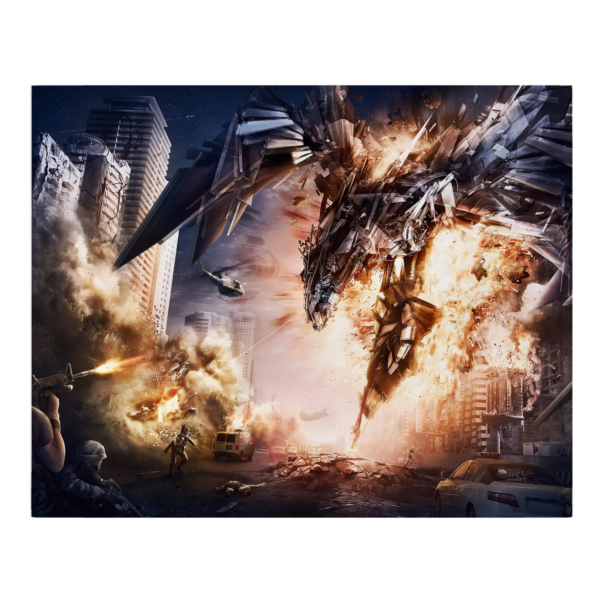（画像用） Transformers トランスフォーマー フランネルブランケット・多サイズ対応（横型）