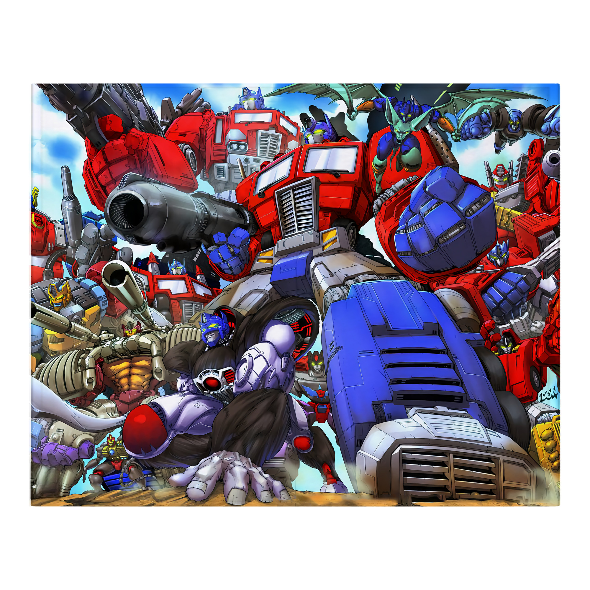 （画像用） Transformers トランスフォーマー フランネルブランケット・多サイズ対応（横型）