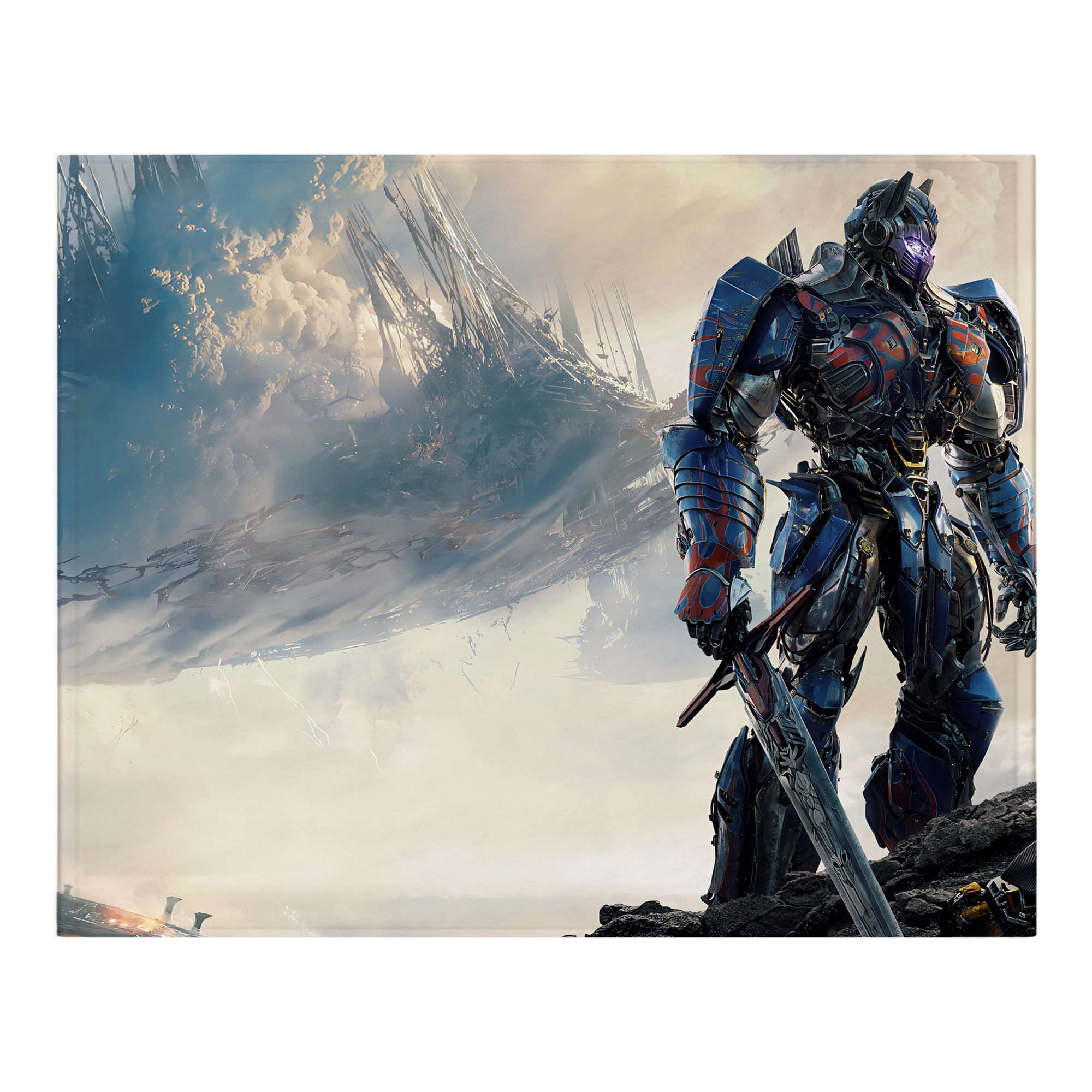 （画像用） Transformers トランスフォーマー フランネルブランケット・多サイズ対応（横型）